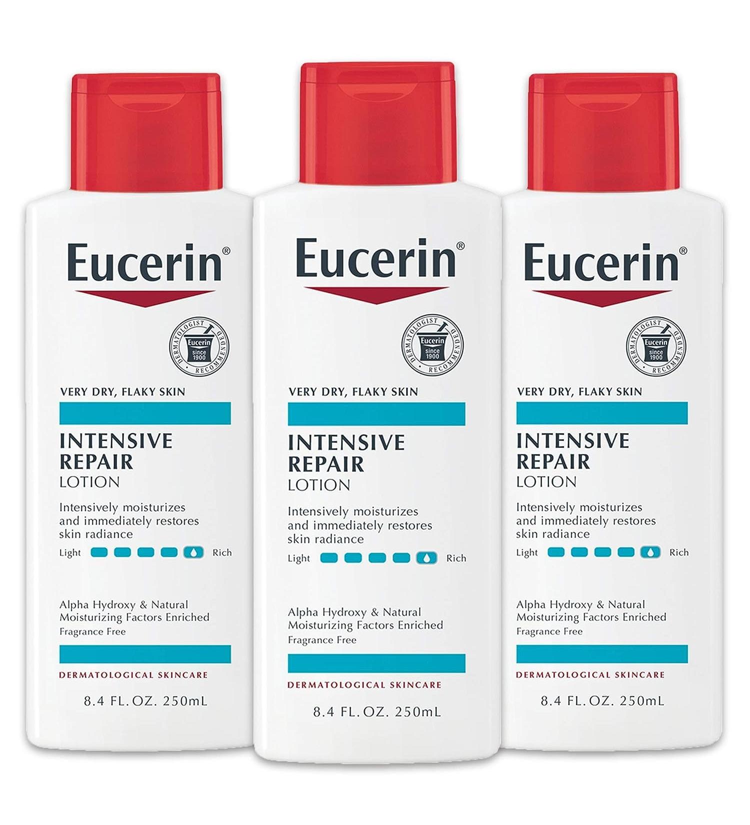 Eucerin Intensive Repair Body Lotion for Very Dry Skin - 8.4 Fl Oz | Hydrating Moisturizer for Dry Skin - International Shipping Available - Buy Online on GoSupps.com