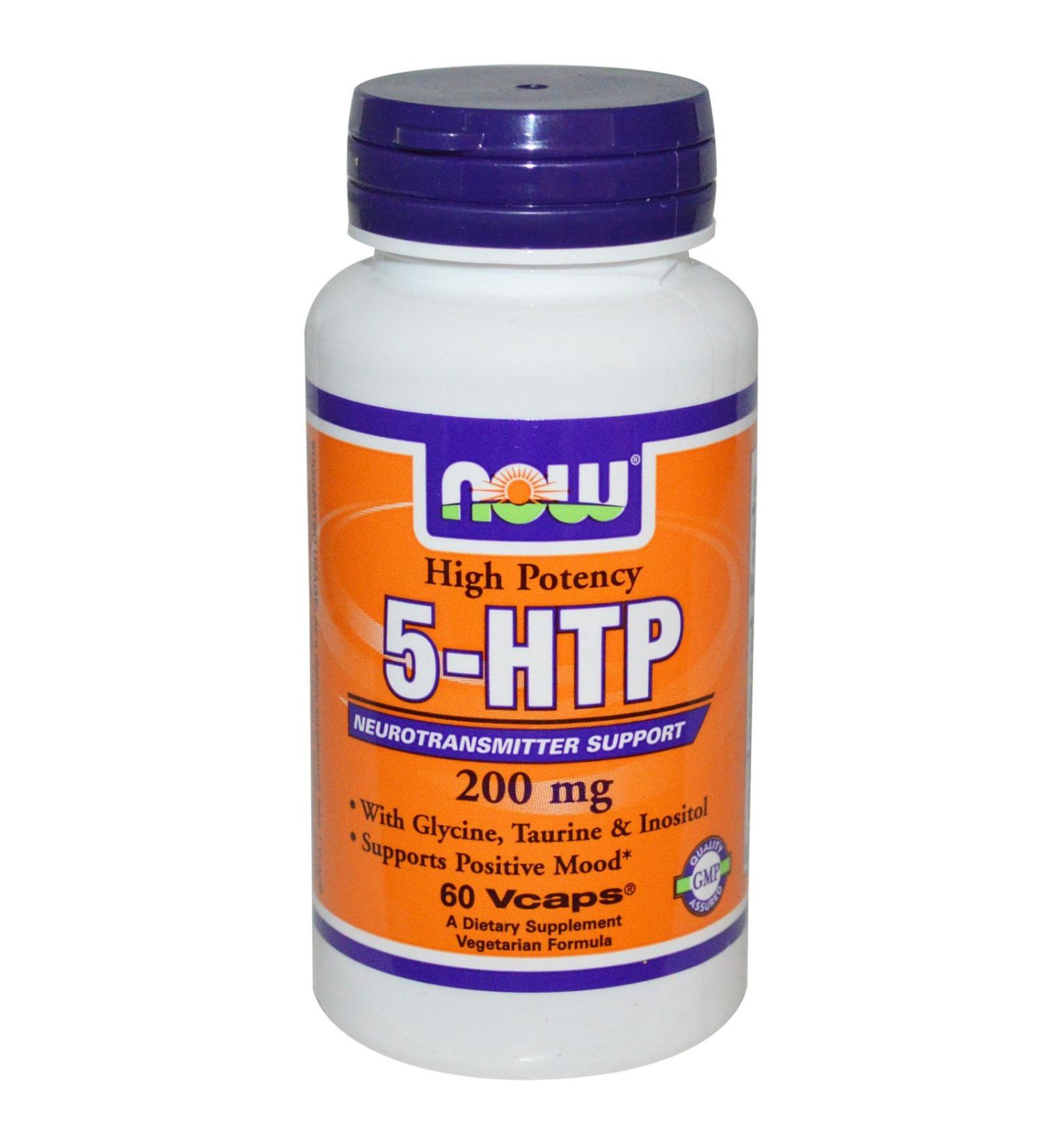 Buy 5-HTP 200mg 60 VegiCaps (Pack of 2) - Premium Mood Support Supplement - Fast International Shipping - Buy Online on GoSupps.com