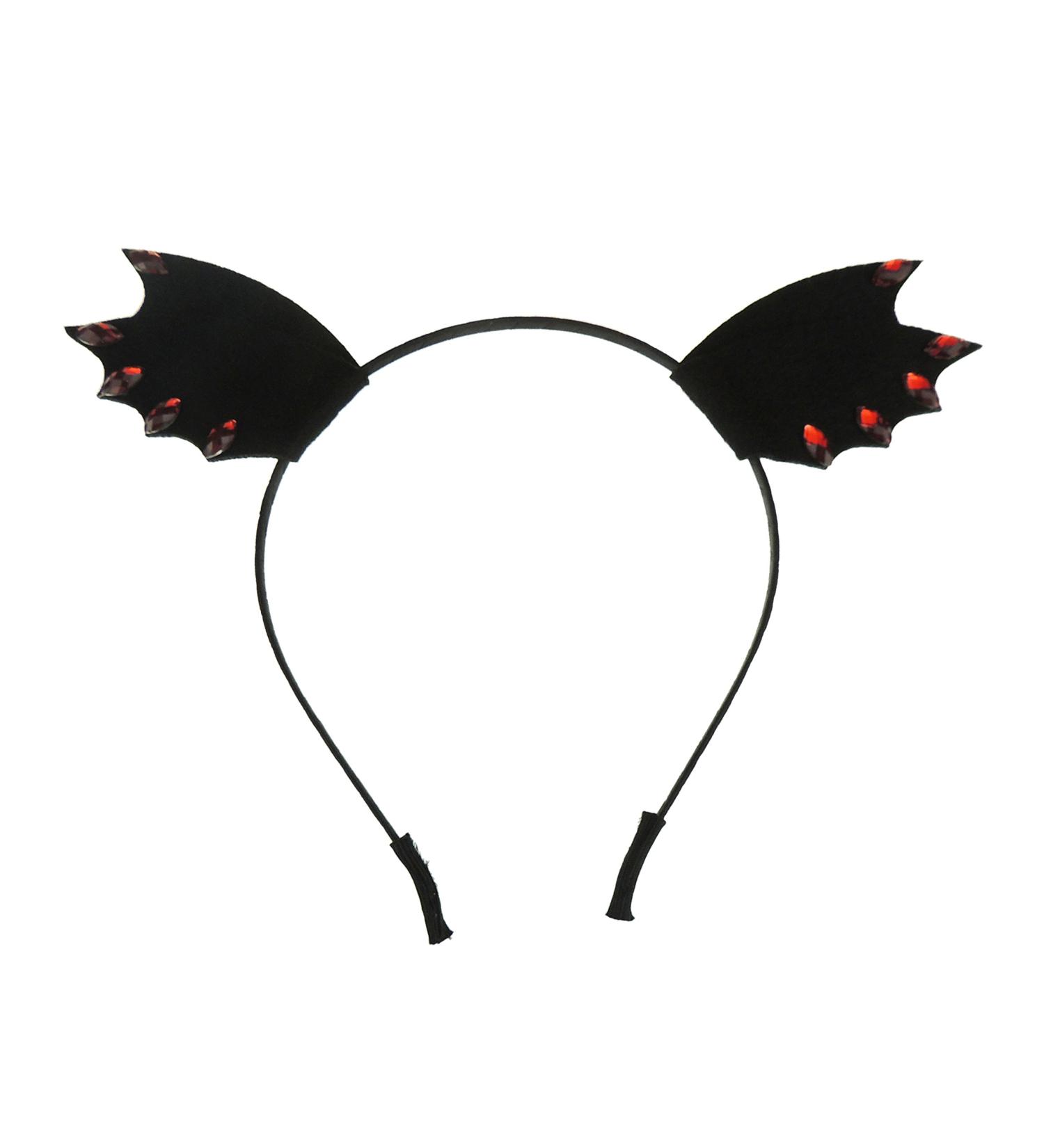 Adult Womens Mens Fancy Dress Up Party Role School Play Costume Hen Do Halloween Deely Deeley Bopper Animal Headband Hairband Hair Alice Band Goth Steampunk Black Red Diamante Devil Horns Bat Ears
