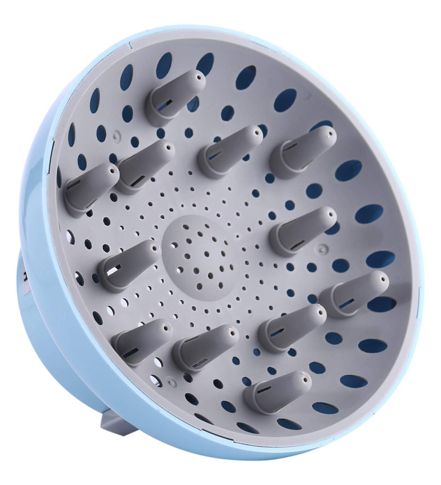 Hairizone Universal Diffuser for Curly/Wavy Hair Dryers | Nozzle D 1.7-2.6 | Achieve Maximum Volume & Frizz-Free Styling | Light Blue - Buy Online on GoSupps.com