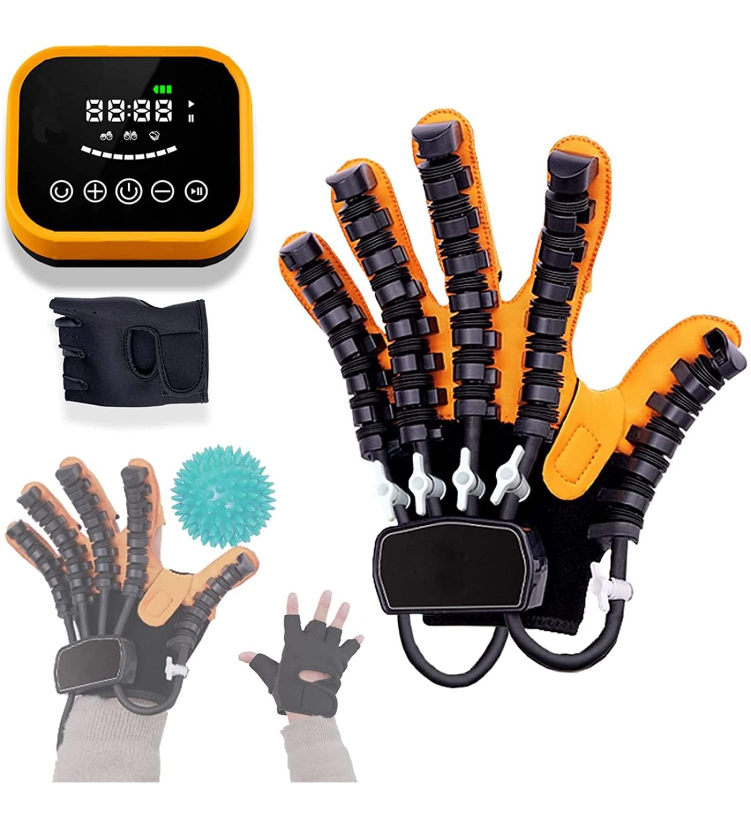 Rehabilitation Gloves Finger Orthoses Finger Straightening Brace Guard for Stroke Hemiplegia Hand Function Recovery Relief Finger Cramps Right X-Large - Buy Online on GoSupps.com