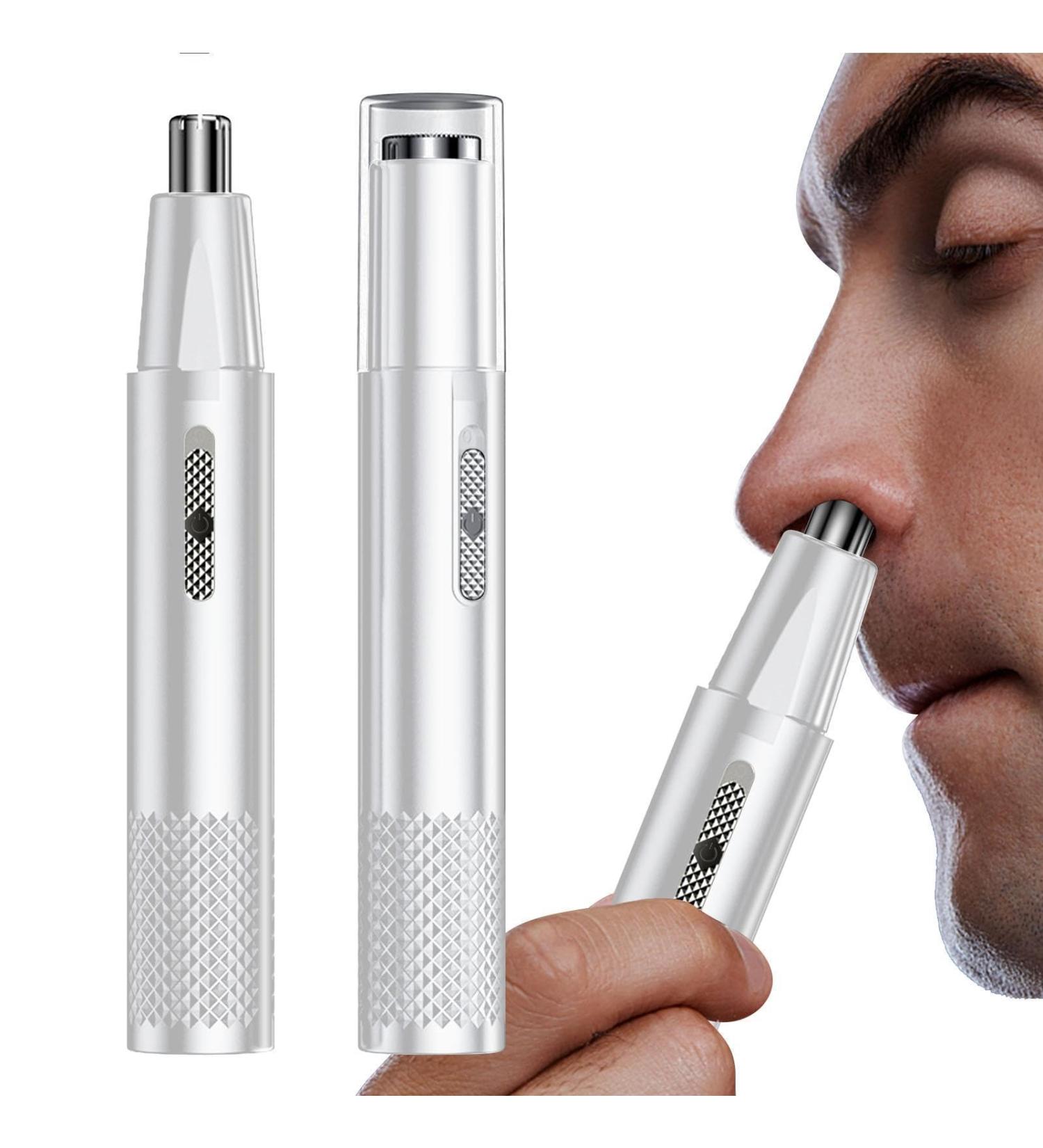 Setauoo Mens Nose Hair Remover Nose Hair Trimmer 2in1 for Face Beard Foot Hand Hair Easy Cleaning Nose Hair Trimmer Hair Device With White Nose + Razor - Buy Online on GoSupps.com