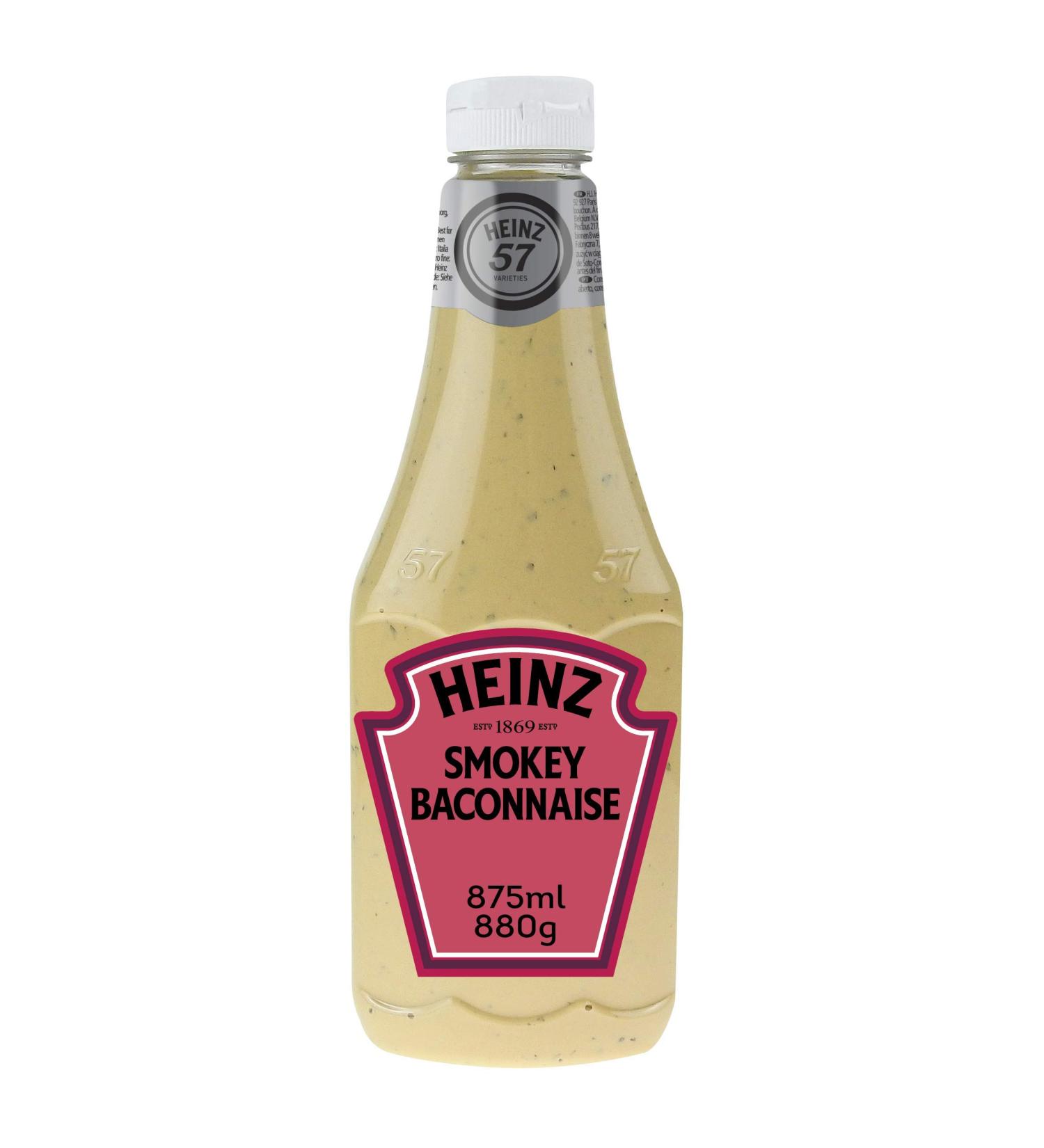 HEINZ Heinz Smokey Bacon Sauce 875 ml bacon flavor gluten-free