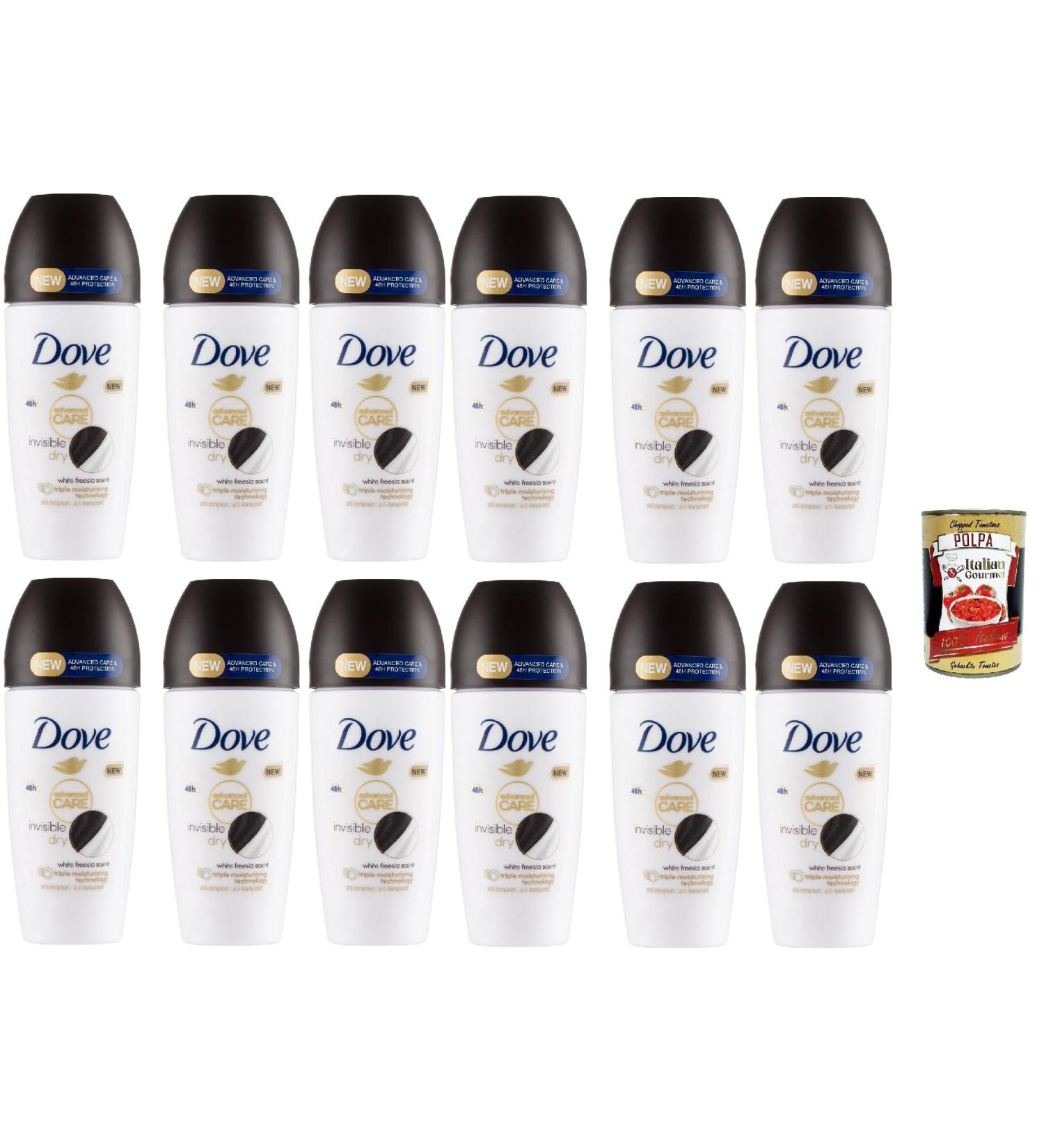  Italian Gourmet E.R. Dove Advanced Care Antiperspirant Deodorant 48 Hours 50ml + Italian Gourmet Polpa 400g (Pack of 12) - Buy Online on GoSupps.com