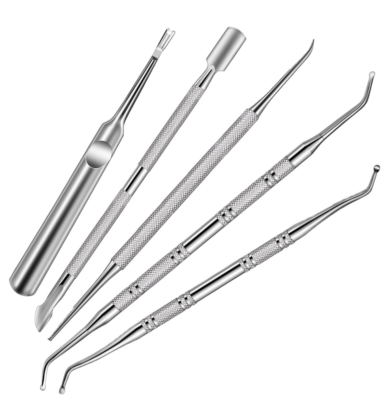 5PCS Ingrown Toenail Tool Set - Professional Grade MORGLES Toenail File, Lifter, and Cleaner - Buy Online on GoSupps.com