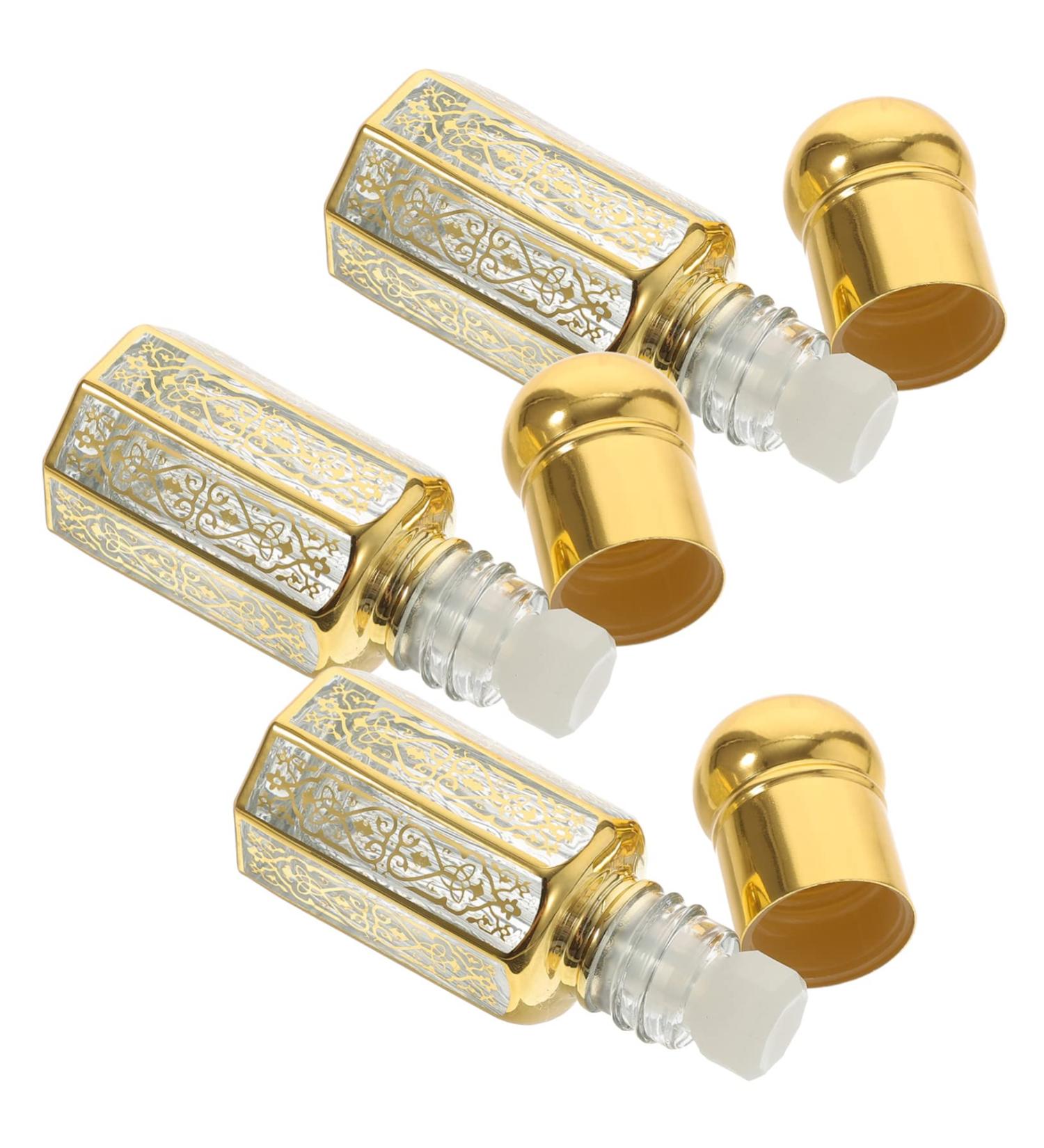 Rorpoir 3-Piece Essential Oil Roller Bottles Set - Empty Perfume Bottles with Screw Cap & Travel Ball - Perfect for Aromatherapy & DIY Blends - Buy Online on GoSupps.com