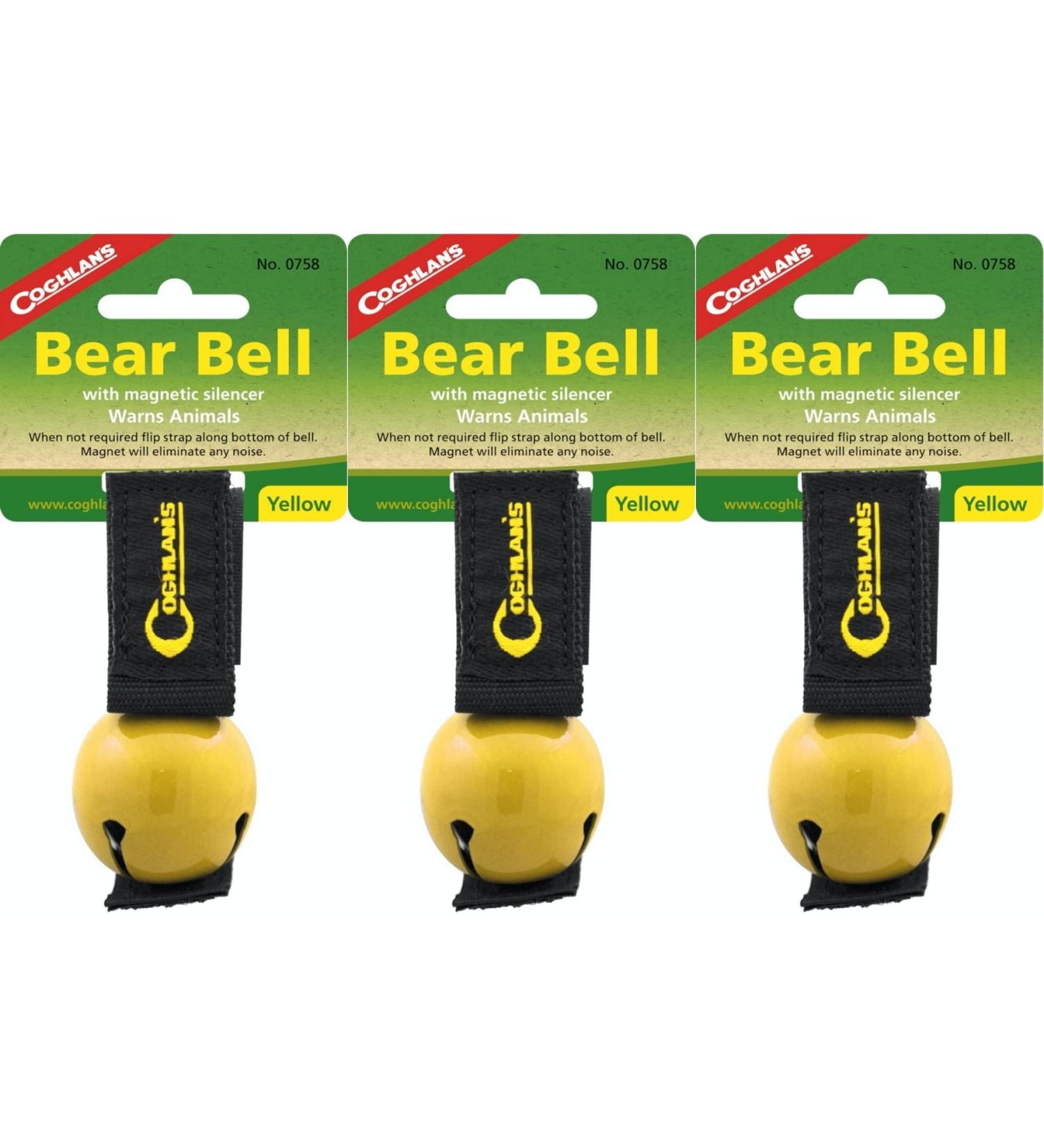 Coghlan's Yellow Bear Bell - Colored Bell for Safety in the Outdoors - Buy Online on GoSupps.com