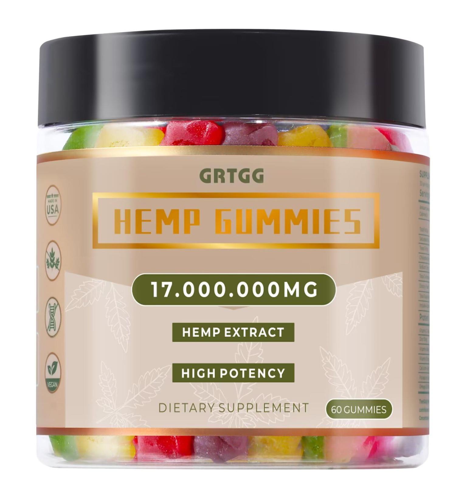 Hemp Gummies Natural High Potency Hemp Oil Infused Gummies Ensure The Peace of Body Assorted Fruit Flavors America's Favorite Hemp Gummy Brand! Natural Fruits - Buy Online on GoSupps.com