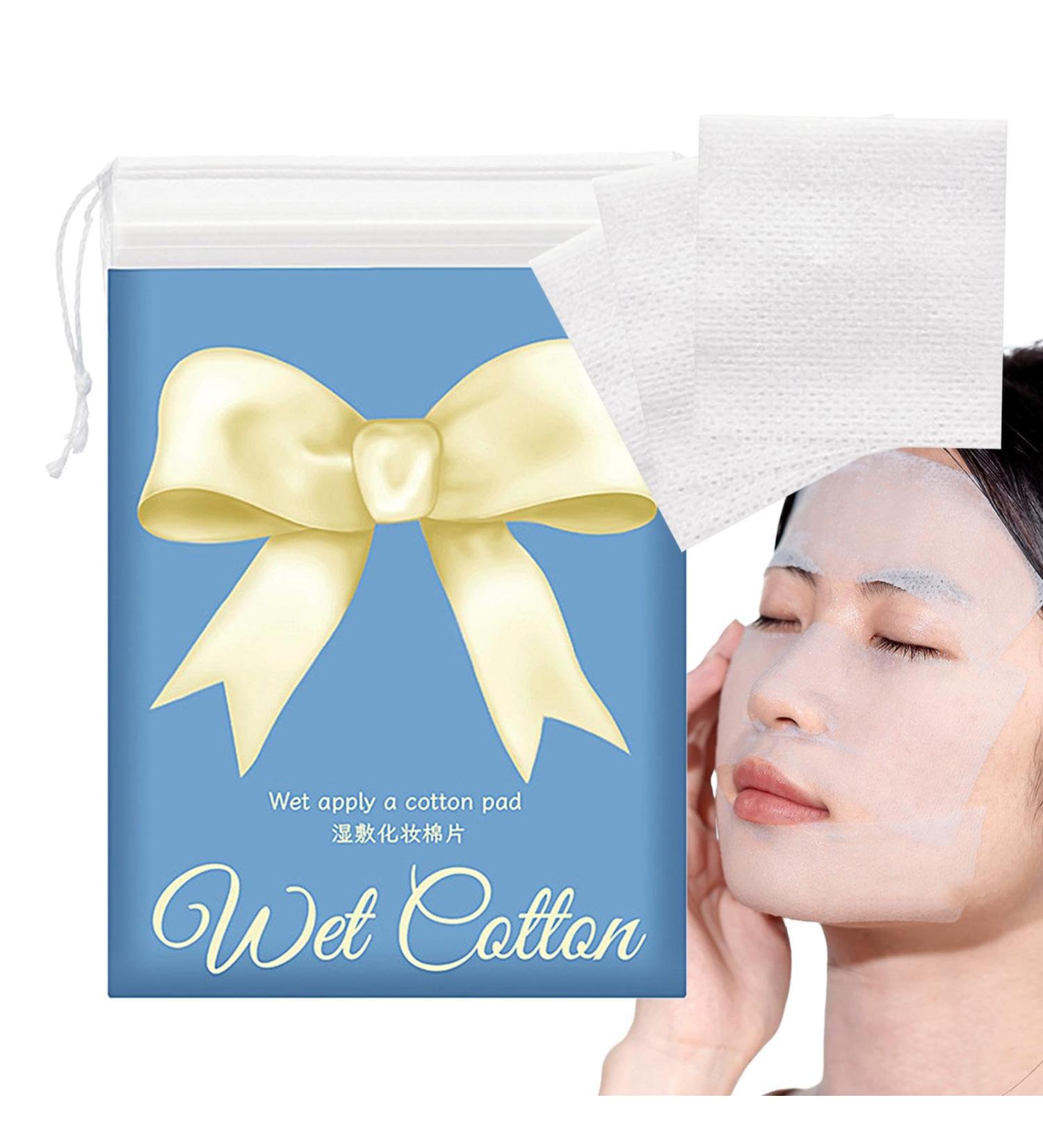 Makeup Remover Cotton Pads - Pack of 200 Wet Compress Cotton Sheets Ultra-Thin Cleansing Pads Super Fit Facial Pads Makeup Remover Tool Hondony - Buy Online on GoSupps.com