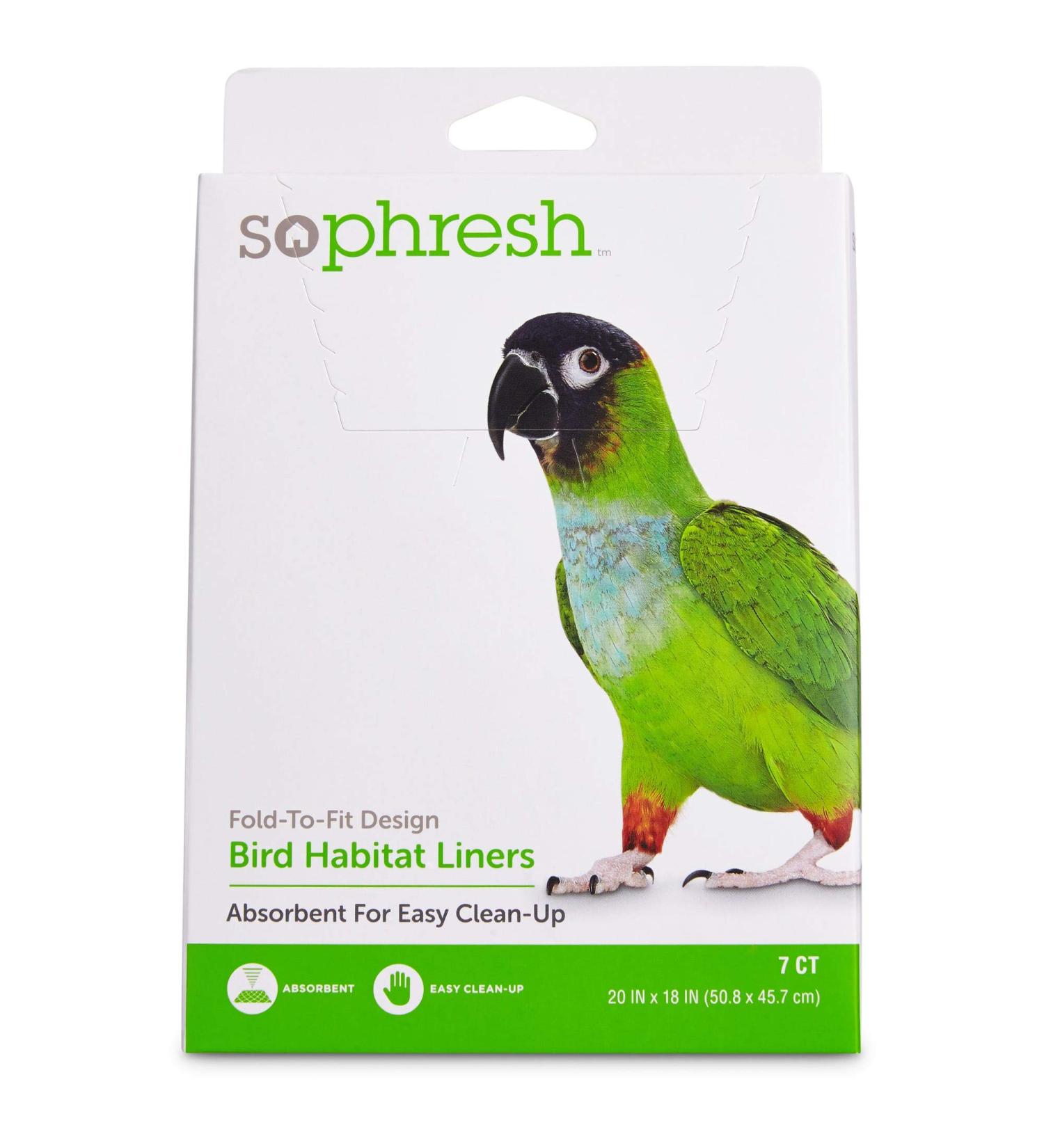 Petco Brand - So Phresh Absorbent Cage Liners for Birds 20 IN