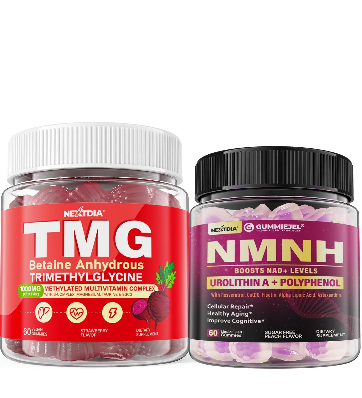 Nextdia NMNH Tmg Supplements Gummies 2Pack - Buy Online on GoSupps.com