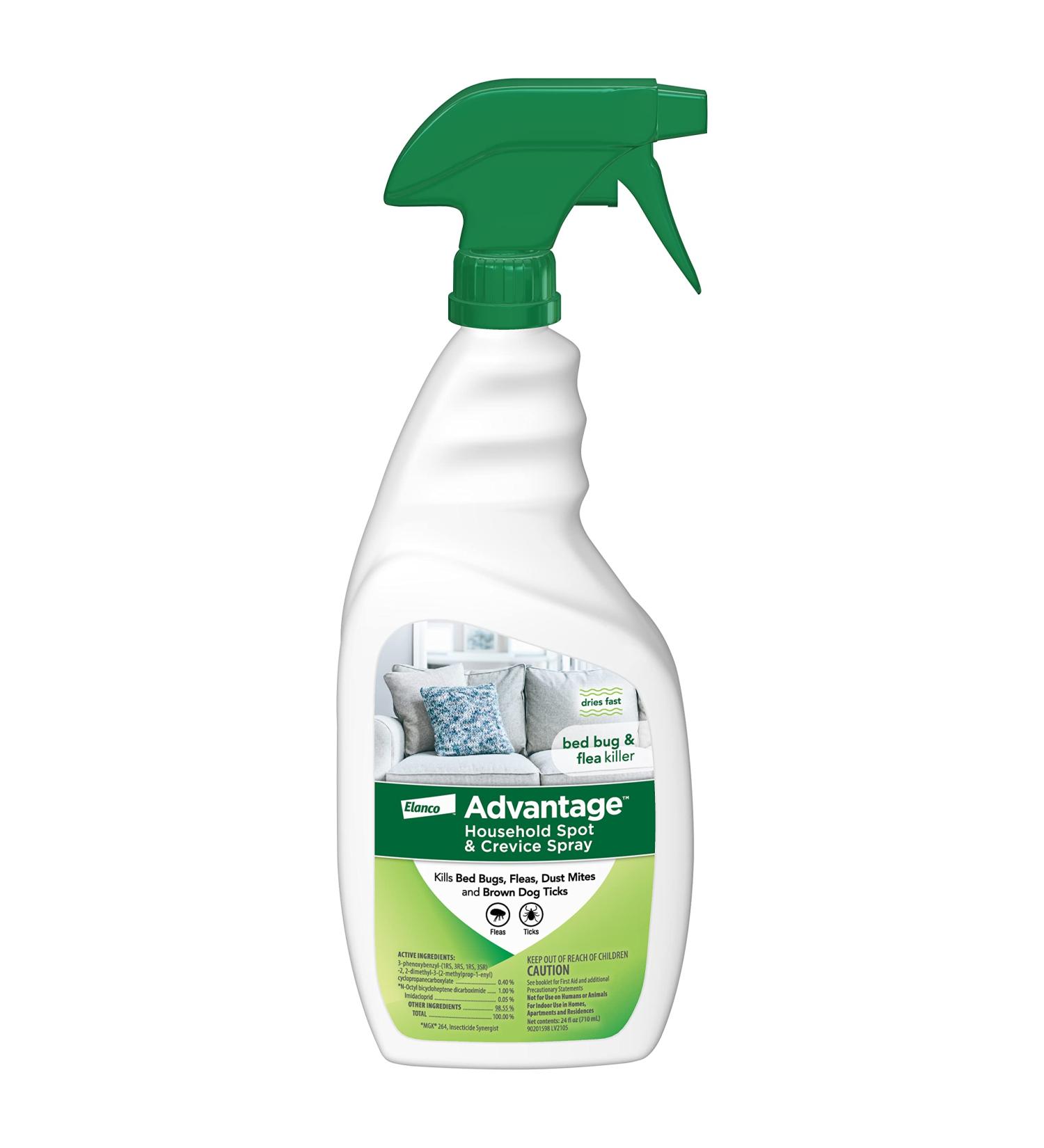 Advantage 24 oz Spray for Flea, Tick, Dust Mite, and Bed Bug Control - Buy Online on GoSupps.com
