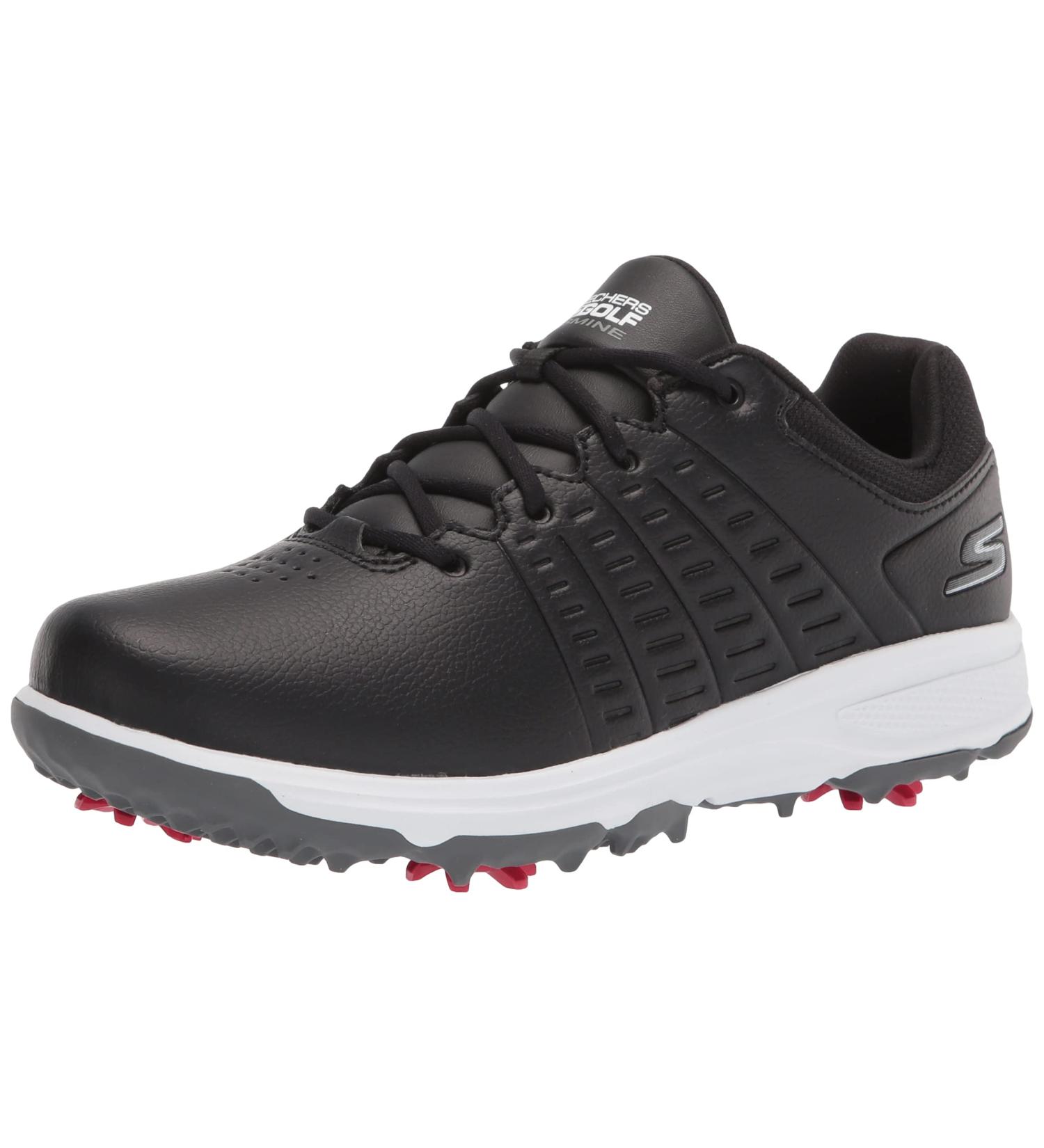 Skechers Women's Go Golf Jasmine Spikes Waterproof Golf Shoe - EU Size 39 Black | International Shipping Available - Buy Online on GoSupps.com