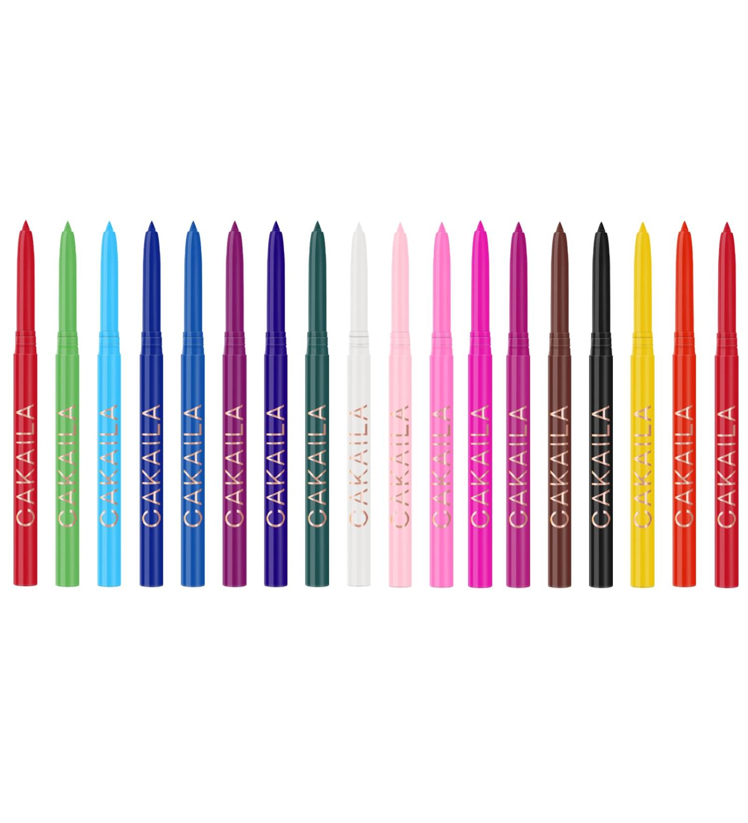 18 Colored Eyeliners Pen Set Waterproof Smudge-Proof Eye Shadow Pencil Liquid Eyeliner Makeup Set Long-Lasting High Pigmented Rainbow Eyeliner Pencils Kit Glitter Eye Liners for Women #40*18colour - Buy Online on GoSupps.com
