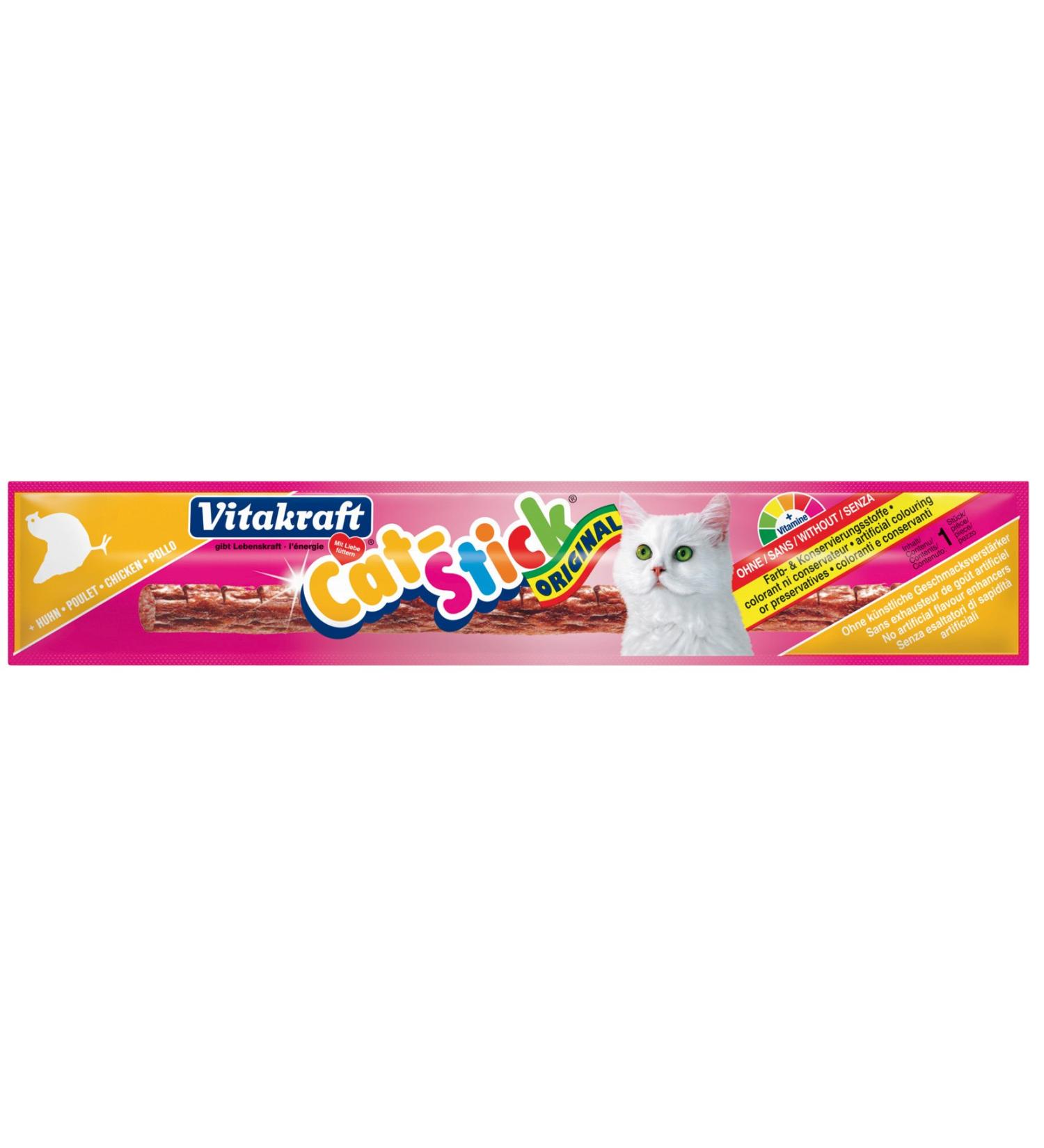 Vitakraft Cat Snack Cat-Stick Mini Poultry & Liver - 60 x 6g