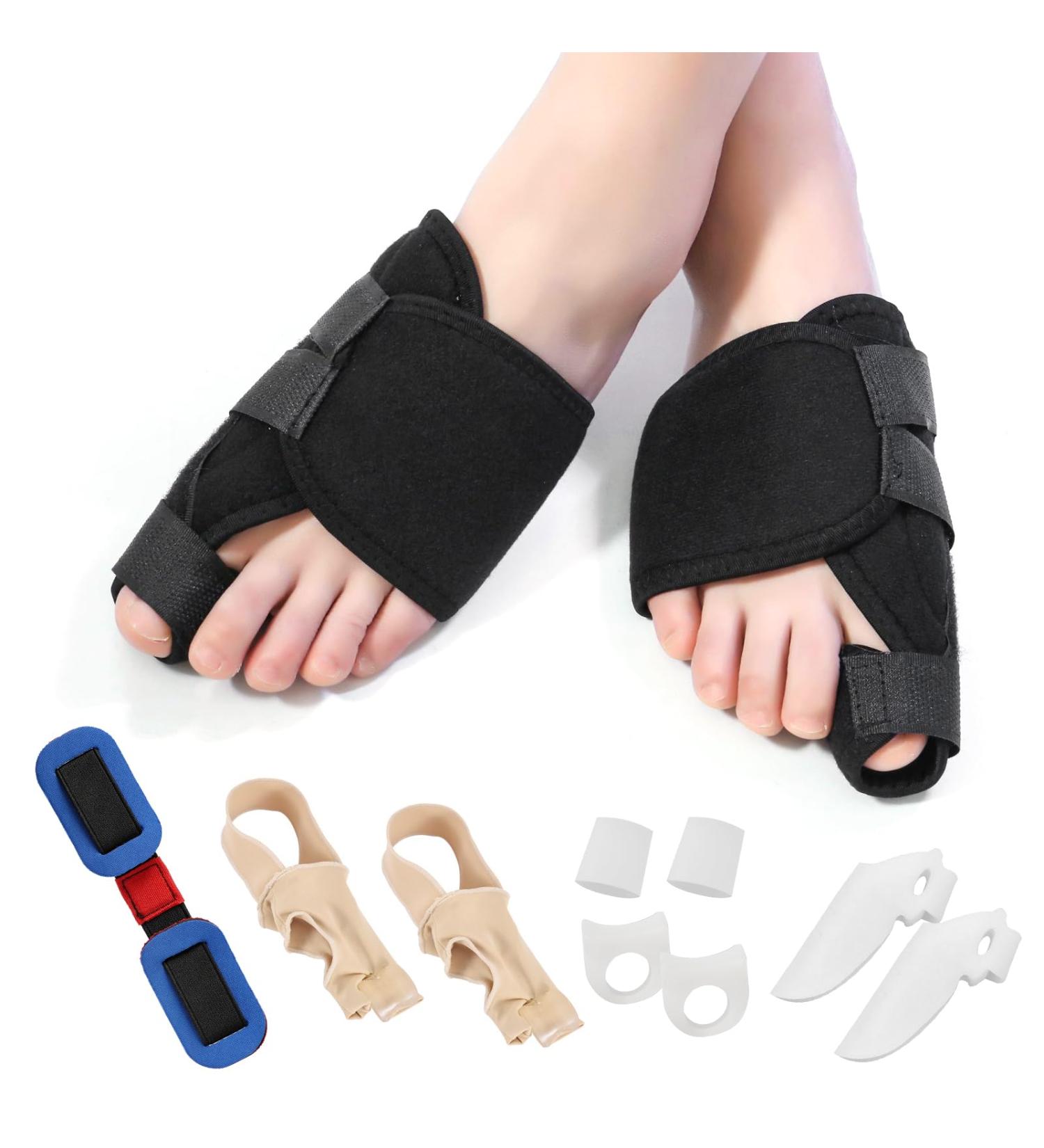 Libershine Hallux Valgus Correction 6-in-1 Set | Bunion Corrector & Day/Night Support - Buy Online on GoSupps.com