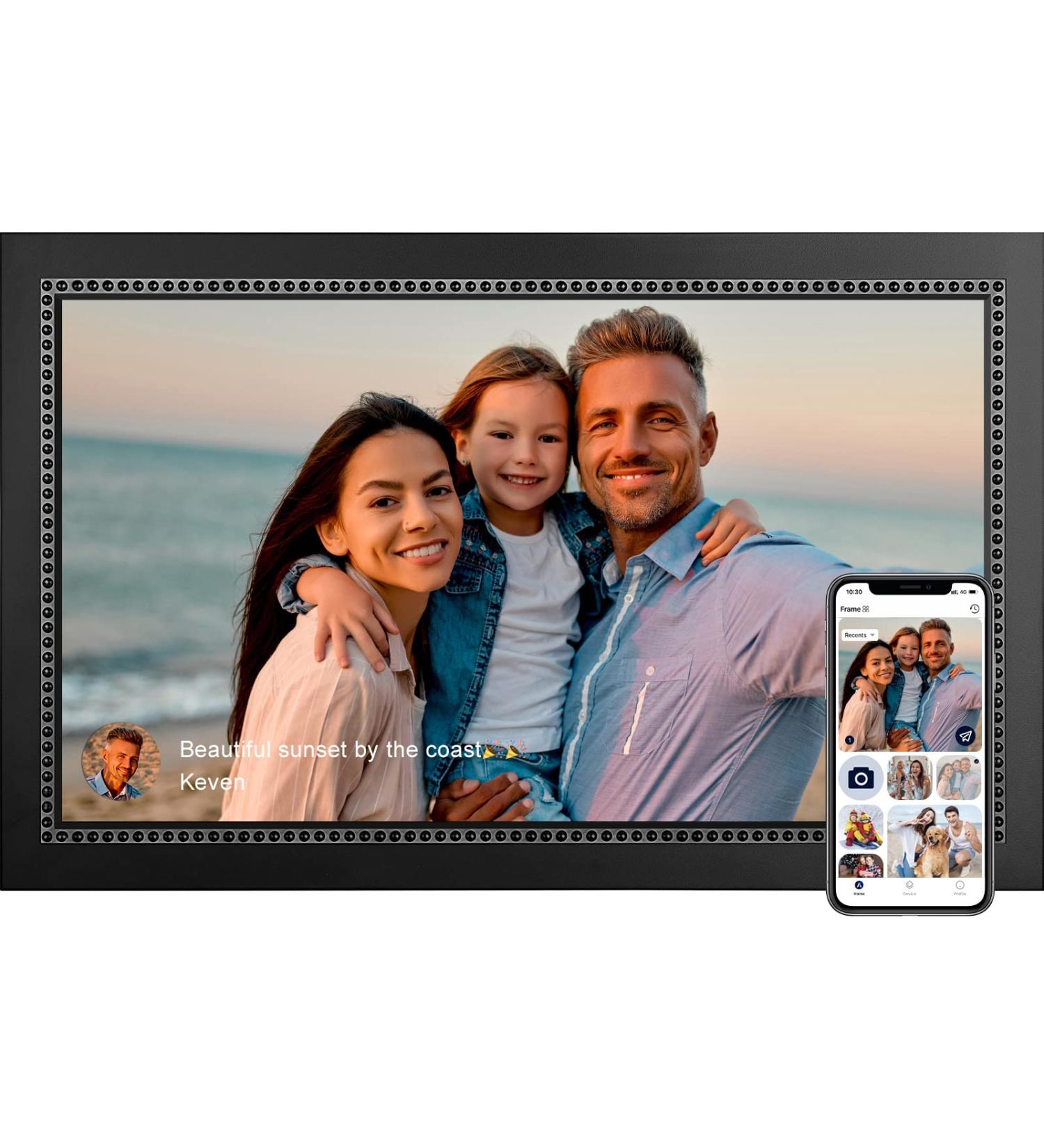 15.6 Inch Digital Picture Frame with 1920x1080 Full HD Touchscreen - Humblestead Smart Frame 32GB WiFi - Share Photos/Videos Instantly with AiMOR App - Buy Online on GoSupps.com