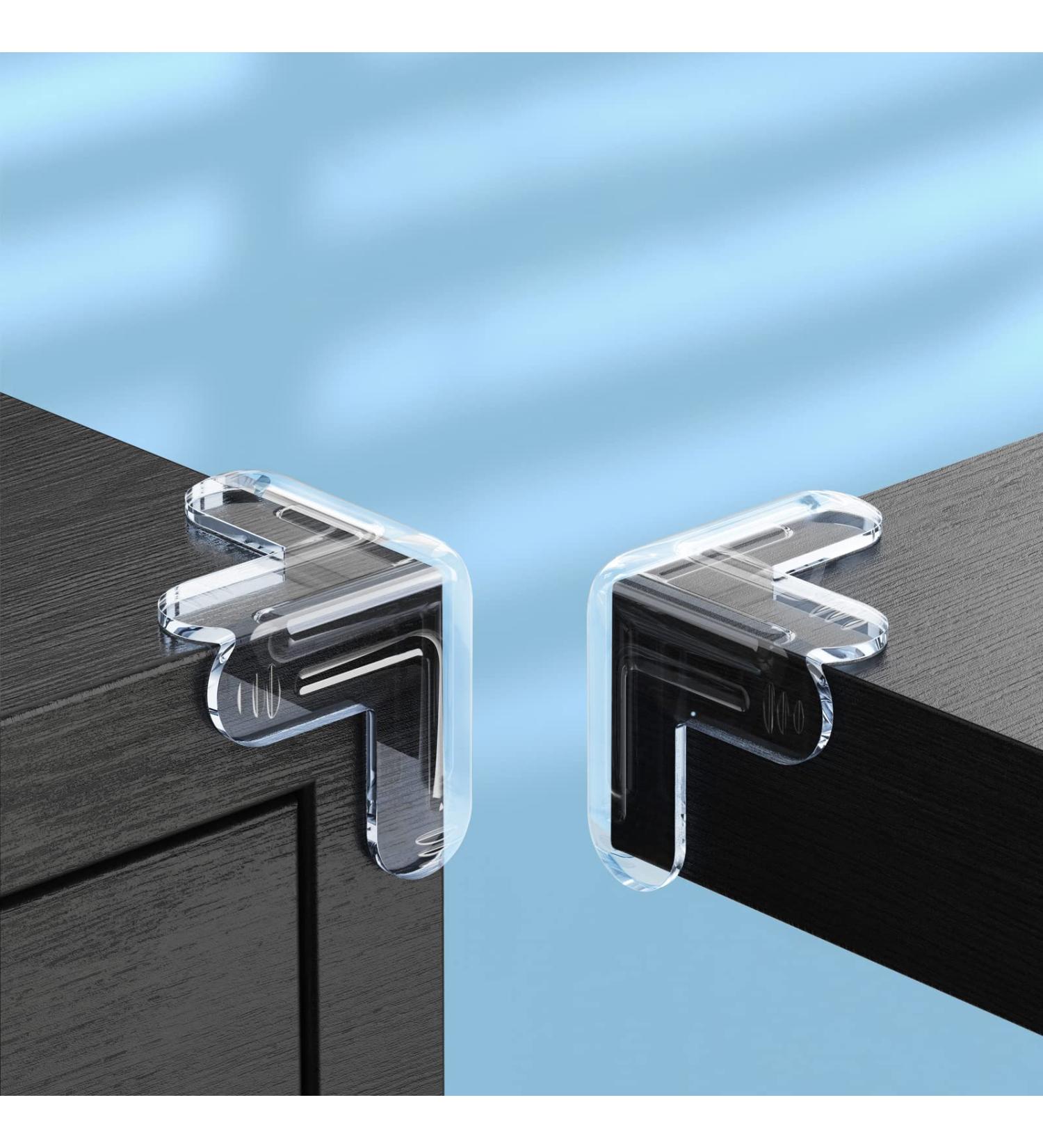 8 Pack Corner Protector Baby Proof Xuenair Clear Corner Protectors for Furniture Silicone Rubber Corner Guards for Furniture Glass Table Cabinet Counter T-shape-8pcs - Buy Online on GoSupps.com