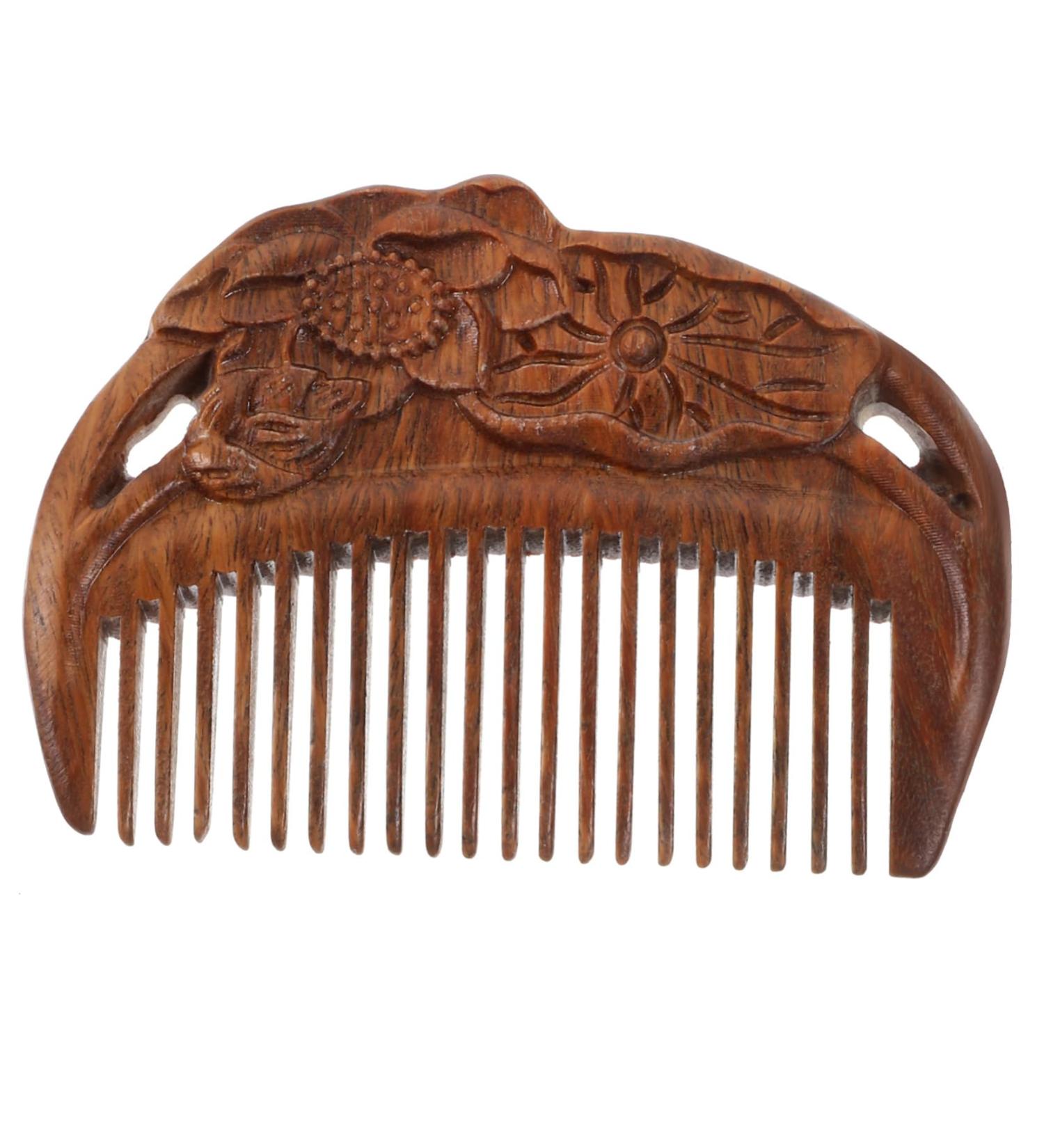 FRCOLOR Comb Japanese Hair Accessories Japanese Hair Pin Wooden Vintage Hair Accessories Vintage Hair Clips Wet Dry Hair Brush Hair Barrettes Travel Sandalwood Japanese-style Tool - Buy Online on GoSupps.com