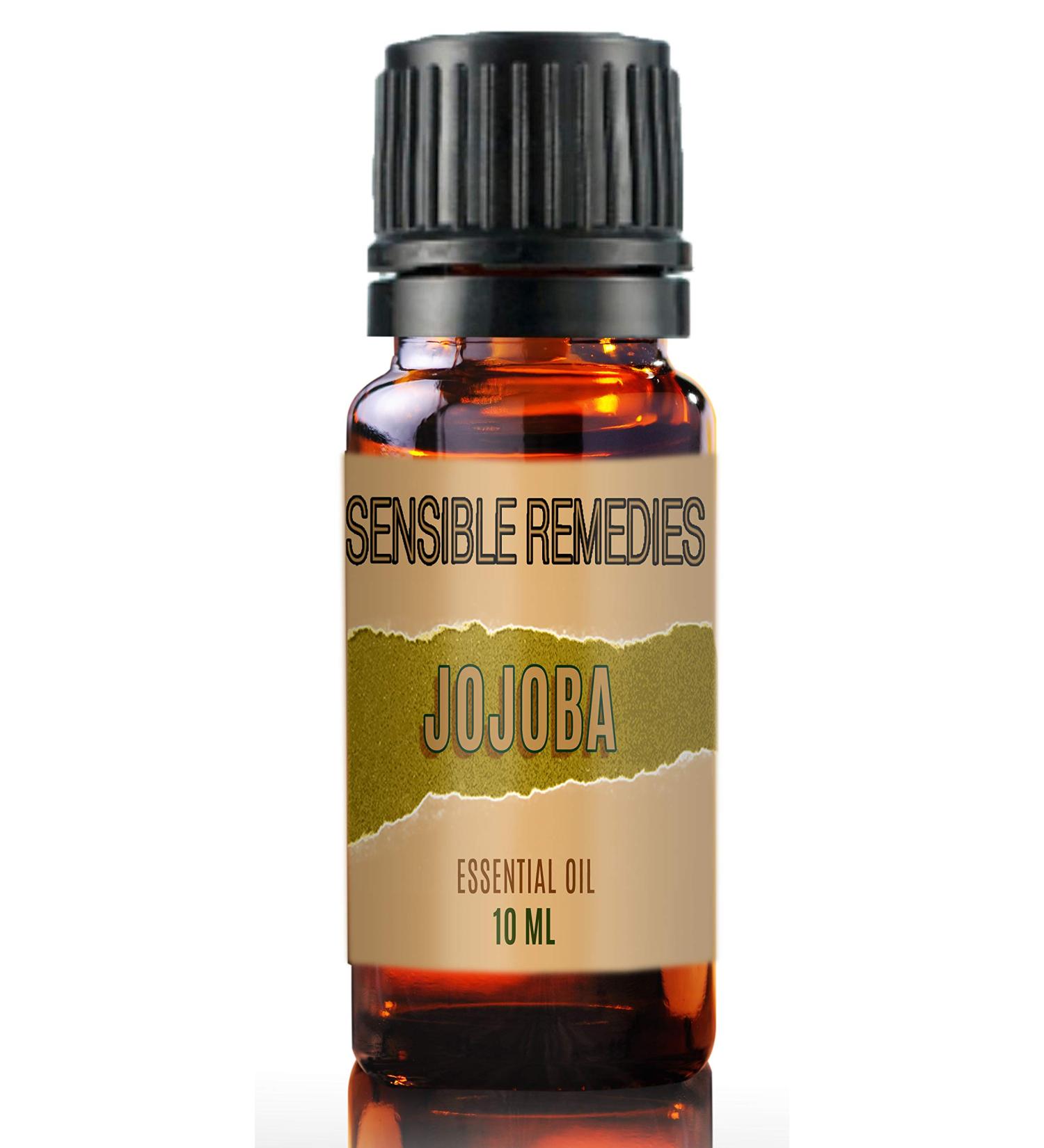 Sensible Remedies Jojoba (Golden) 100% Pure and Natural Distilled 10 mL (0.333 fl oz) - Buy Online on GoSupps.com