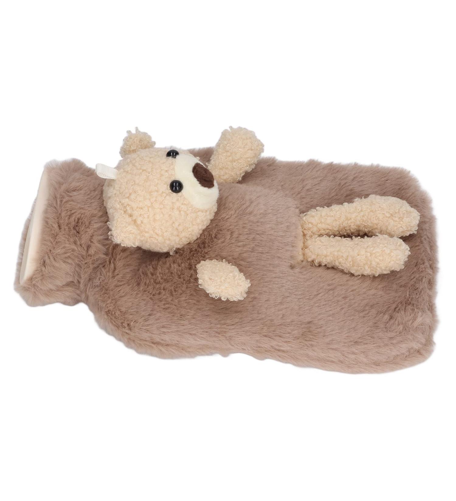  RIZGHWOY Gentle Hot Water Designs for Relief and Relaxation 1000ml Large Capacity Hot Water Bottle (BROWN) - Buy Online on GoSupps.com