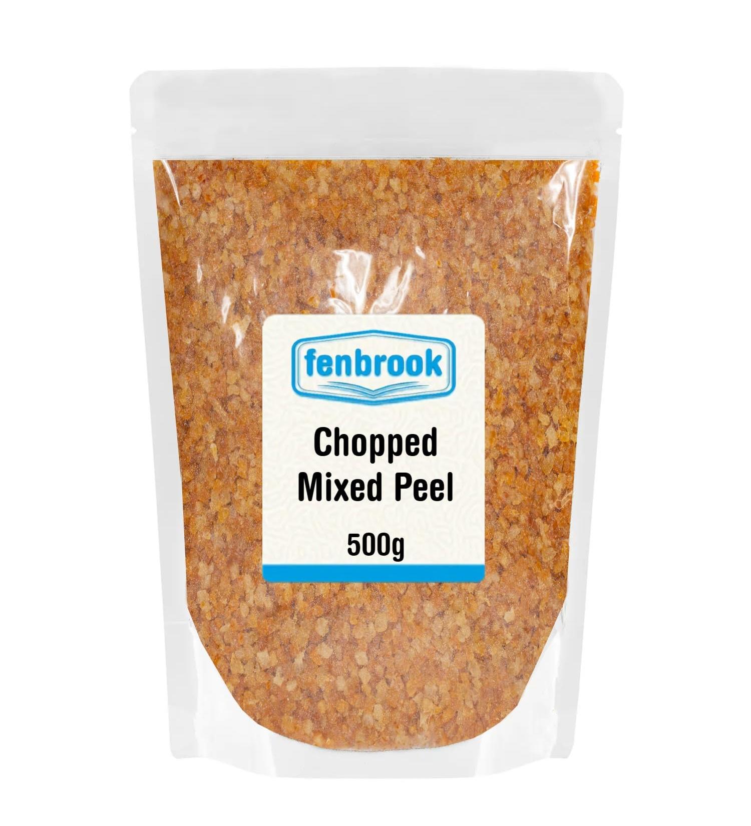 Chopped Candied Mixed Peel 500g by Fenbrook