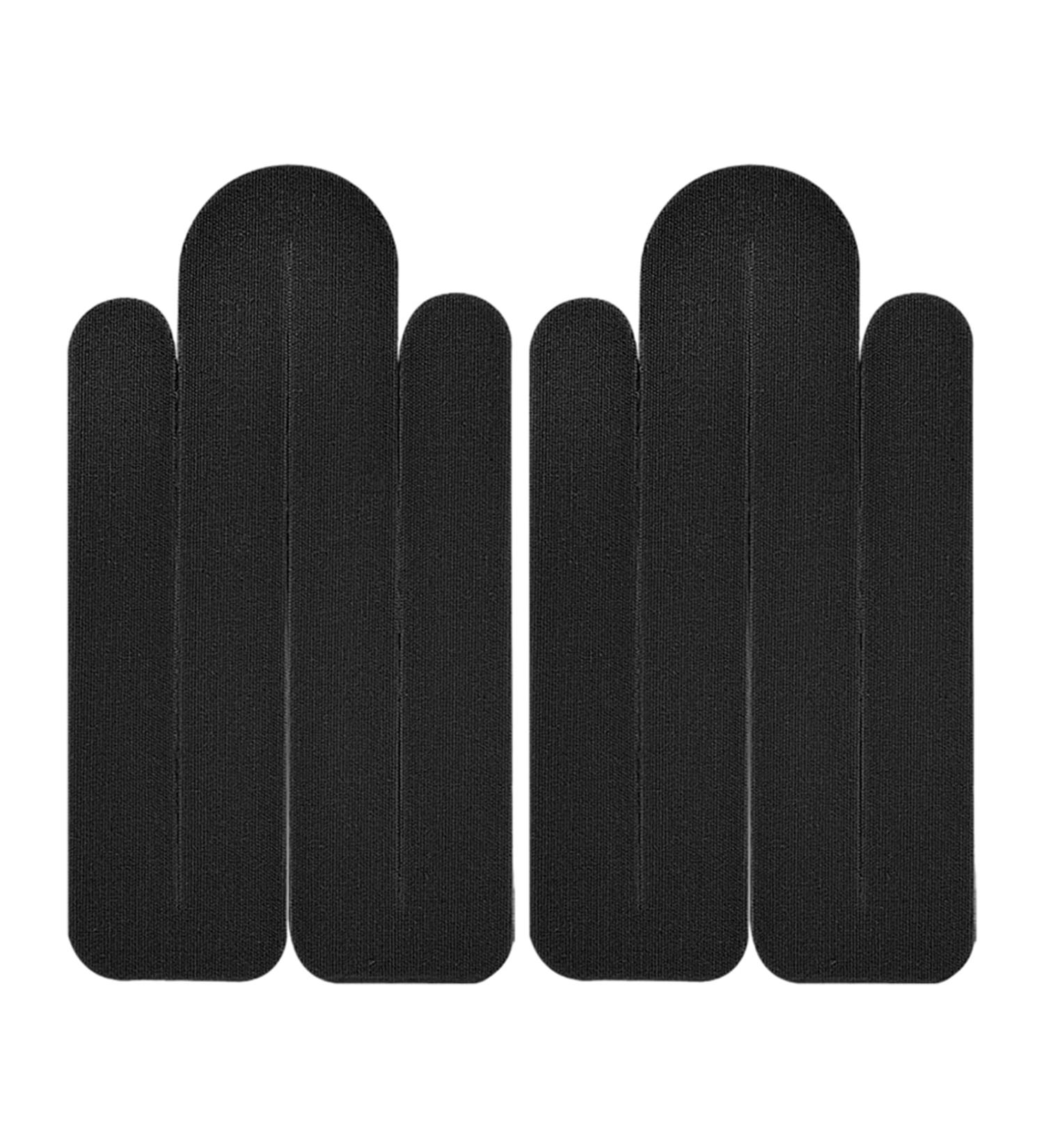 Kinesiology Tape | Breathable Elastic Athletic Tape Shoulder Knee and Ankle Tape Sports Tape for Muscle Relief and Joint Support for Sensitive Skin Thaely Black 2 pieces per bag - Buy Online on GoSupps.com
