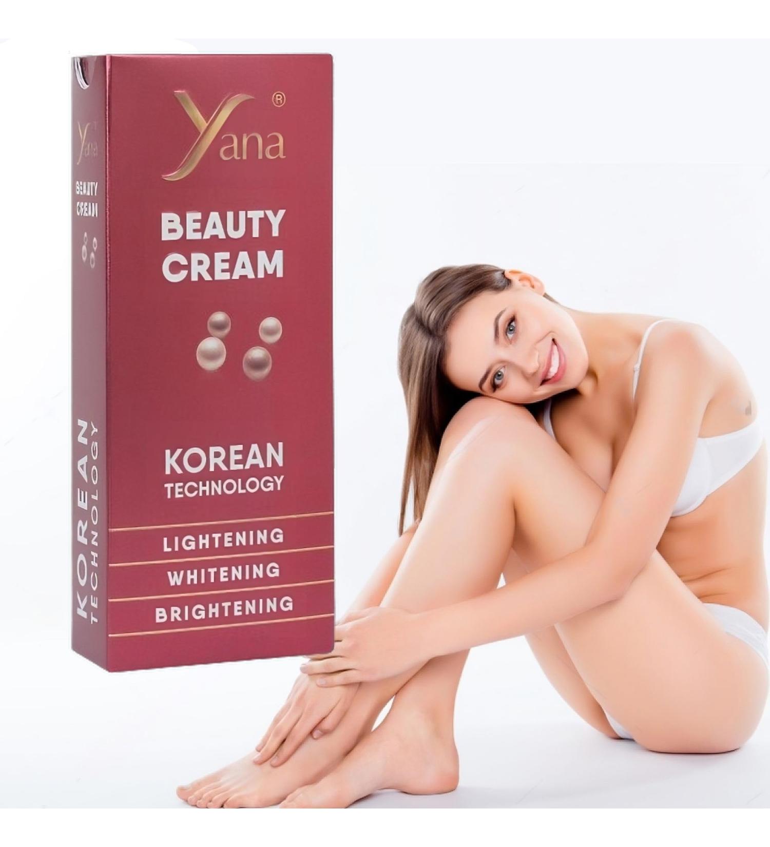Yana Cosmetics Pvt ltd Yana Beauty Body Whitening Brightening Lightening Cream For Girls - Buy Online on GoSupps.com