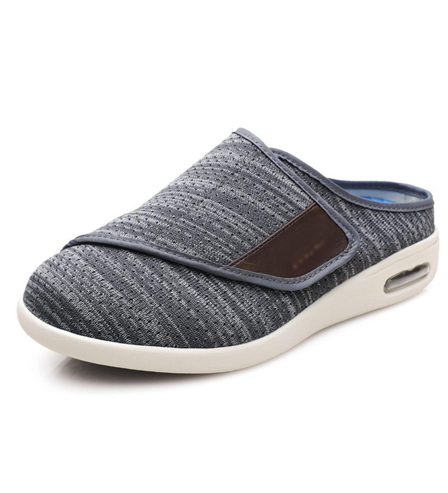 MisFun Diabetic Shoes for Men Unisex Gypsum Shoe 6.5 Dark Gray - Ideal for Swollen Feet, Foot Fracture Recovery & Surgical Rehabilitation - Buy Online on GoSupps.com