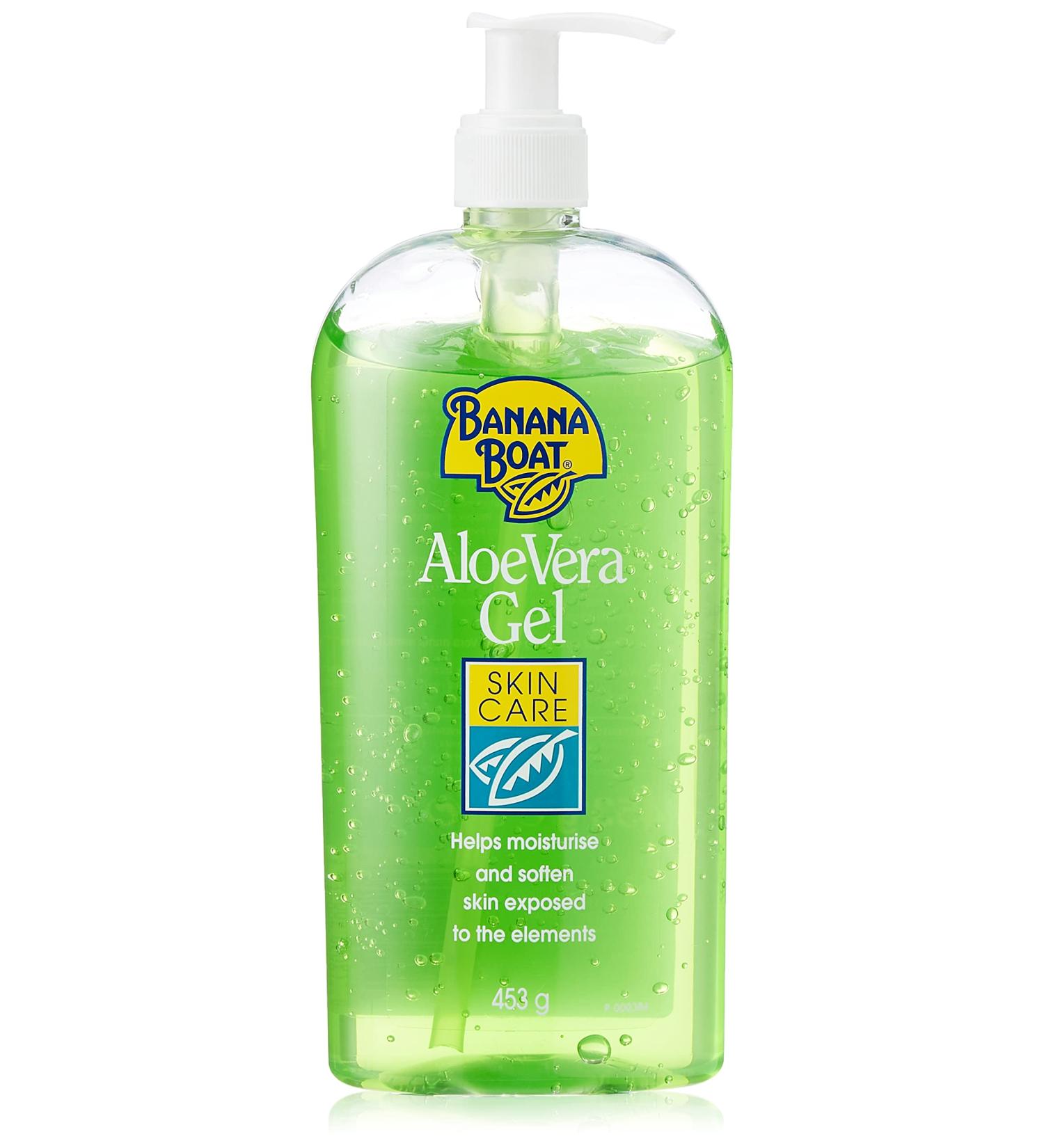 Banana Boat Aloe Vera Skin Care Gel 400ml Pump Bottle - 453g (Pack of 1) - Buy Online on GoSupps.com