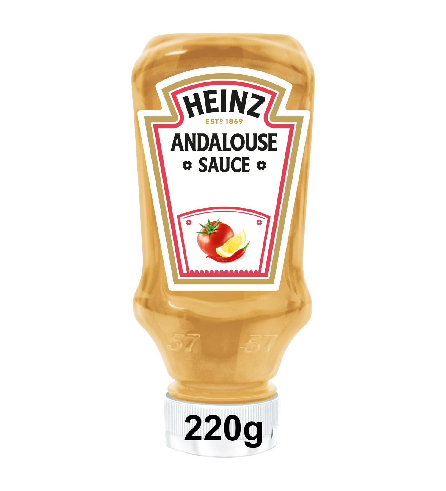 Heinz Andalusian Sauce Top Down Soft Bottle 220g