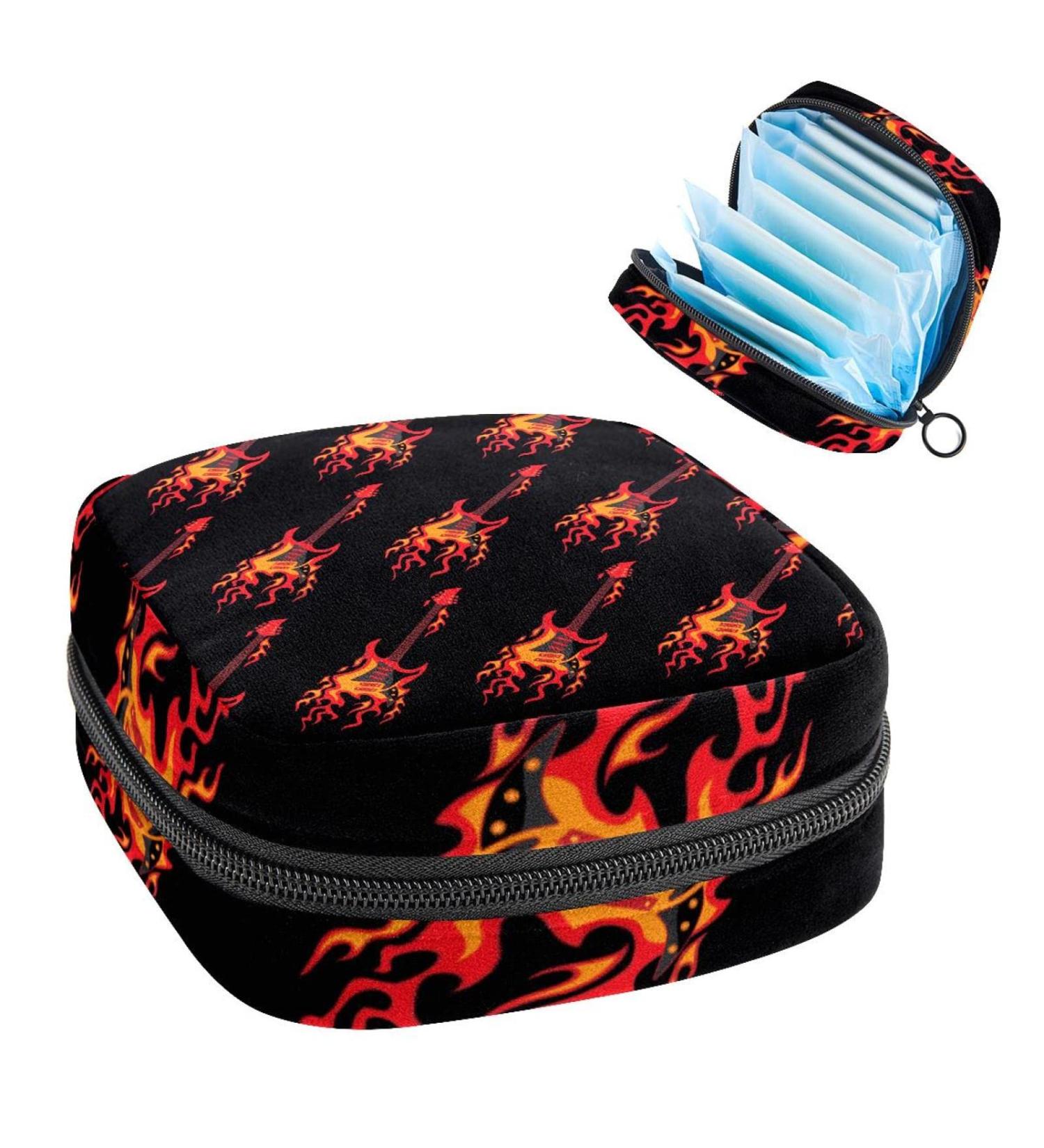 Anna Cowper Flying Burning Guitars Sanitary Napkin Storage Bag - Multi-colored 16 - Buy Online on GoSupps.com
