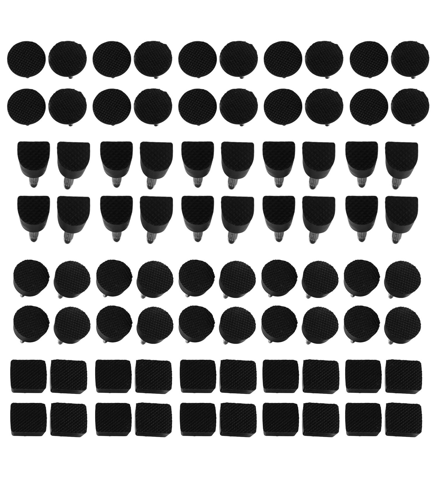 80Pcs High Heel Repair Kit for Shoes - Black Stiletto Heel Caps Replacement Set - Buy Online on GoSupps.com