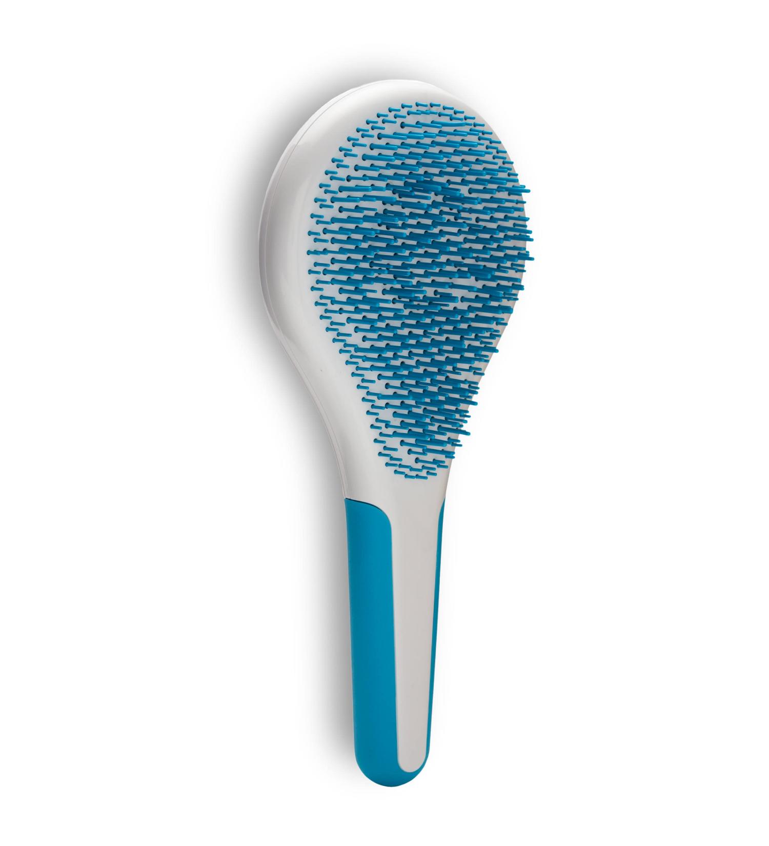 Michel Mercier Spa Brush - Detangling Hair Brush for Wet or Dry Hair - Shower Detangler for Women & Men - Thick Hair - Blue - Buy Online on GoSupps.com