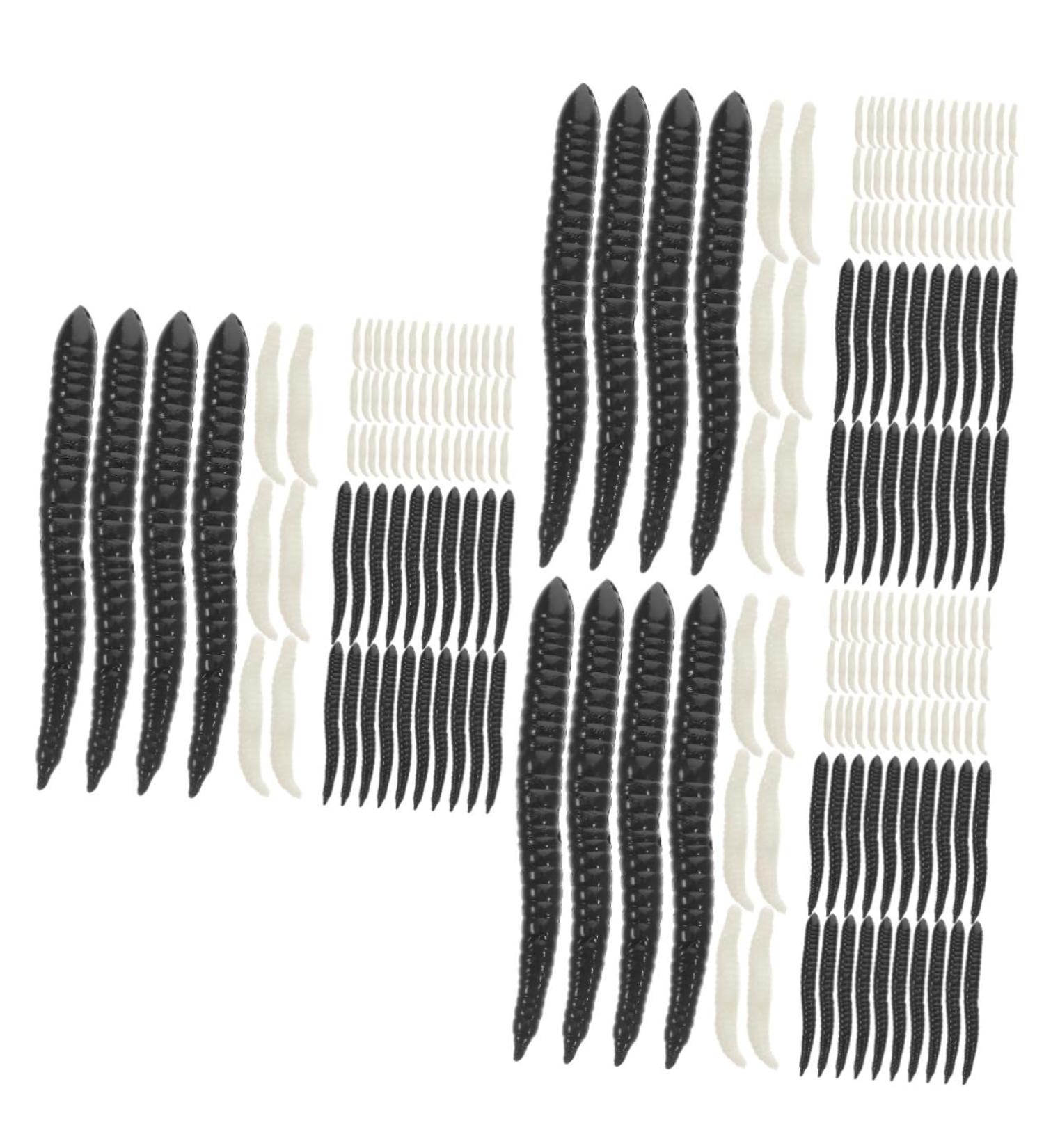 HOMSFOU 120 Pcs Simulated Maggot Toys Realistic Fake Maggots Trick Playthings Toy Maggots Simulation Fake Maggot Prank Maggots Maggot Props Prank Toy Maggot Toy Animal Plastic Model - Buy Online on GoSupps.com