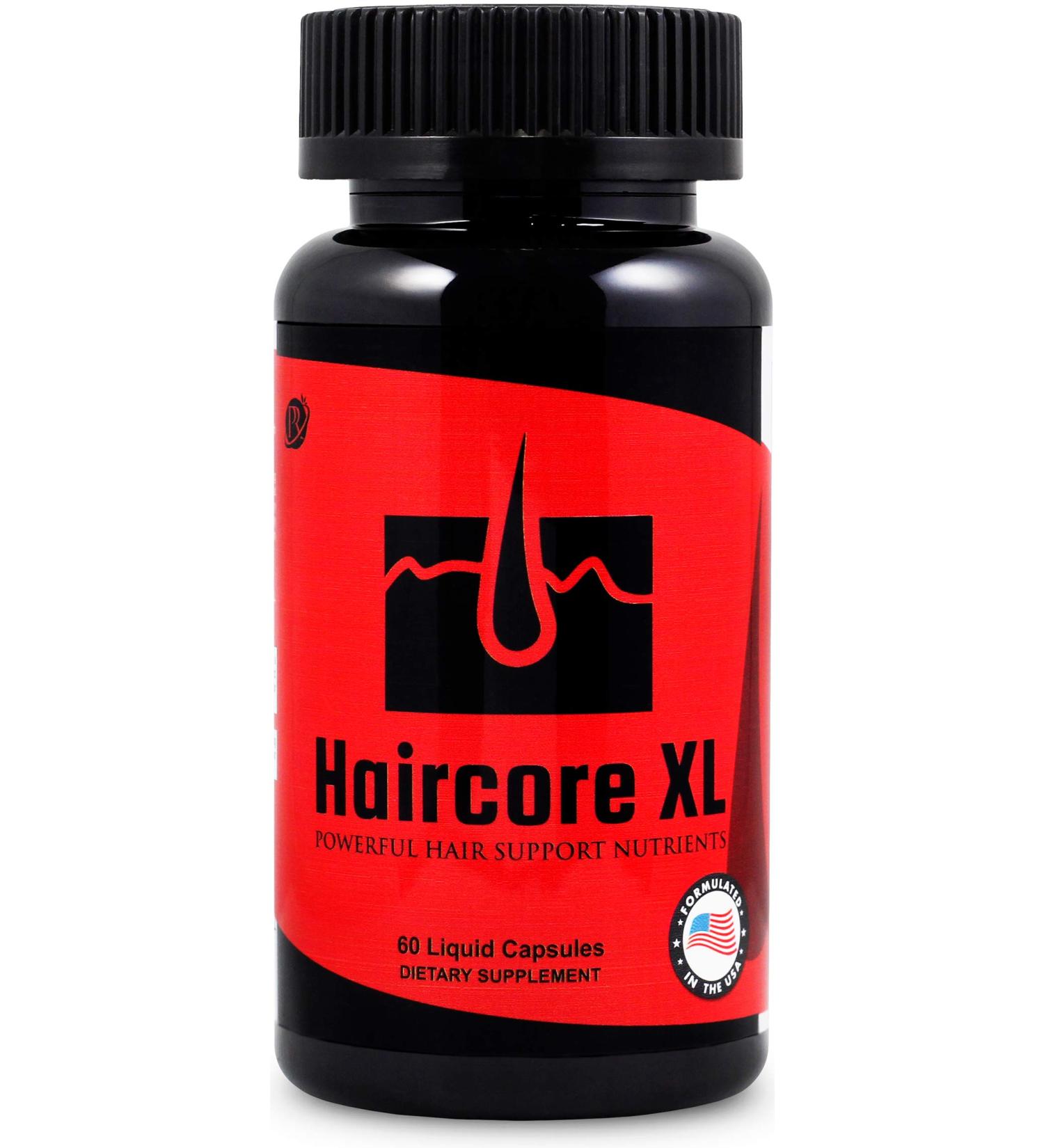 Haircore XL DHT Blocker - Stops Hair Loss, Promotes New Growth - Men & Women - All Hair Types - 30 Day Supply - Buy Online on GoSupps.com