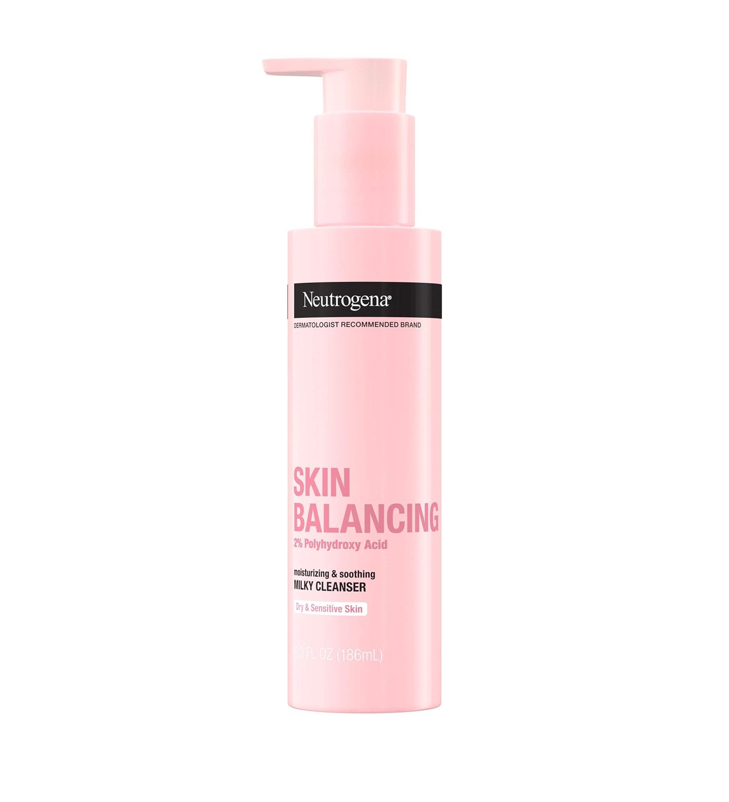 Neutrogena Skin Balancing Milky Cleanser 6.3 fl oz - Hydrating Face Wash for Balanced Skin - Buy Online on GoSupps.com
