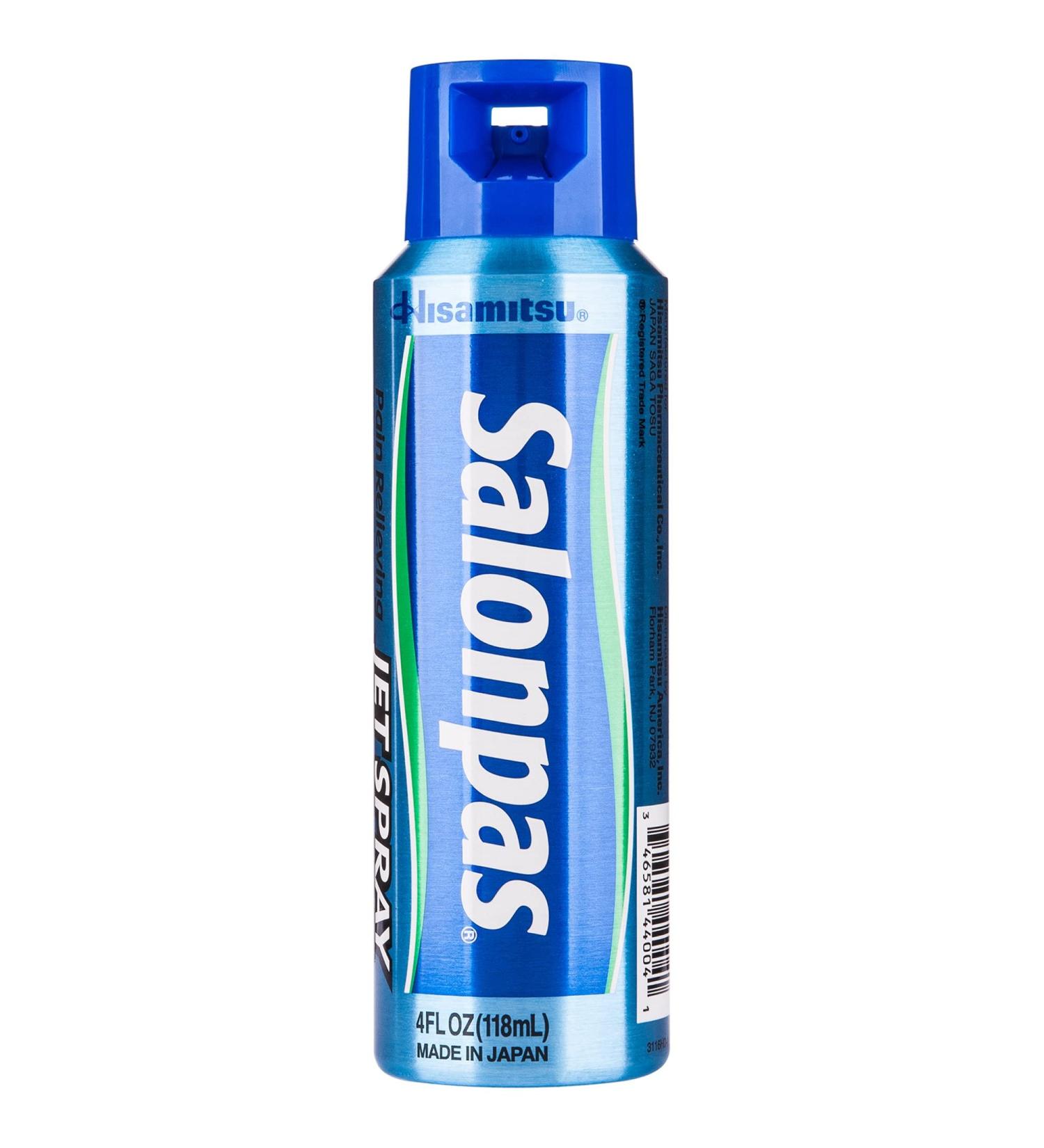 Salonpas Pain Relieving Jet Spray 4 Fl Oz - Fast-Acting Pain Relief Solution - Buy Online on GoSupps.com