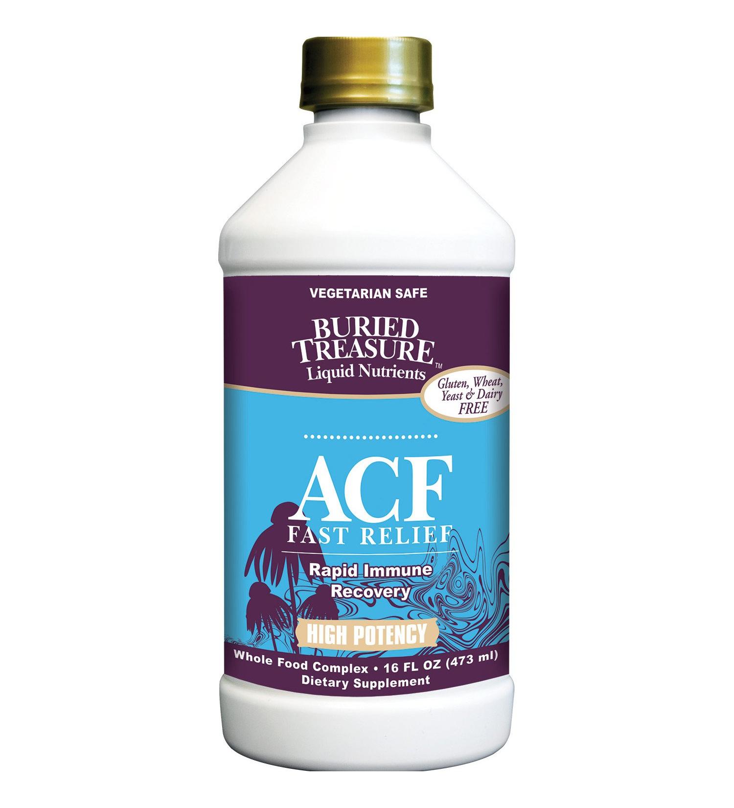 :Buried Treasure ACF Fast Relief Rapid Immune Recovery, 16 Fl Oz (Pack of 2)