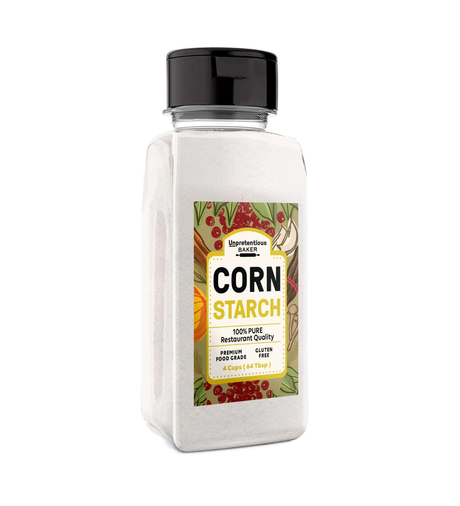 Unpretentious Baker Corn Starch 4 Cups - 2 lb Bulk Pack - Thickening Agent for Baking & Cleaning - Buy Online on GoSupps.com