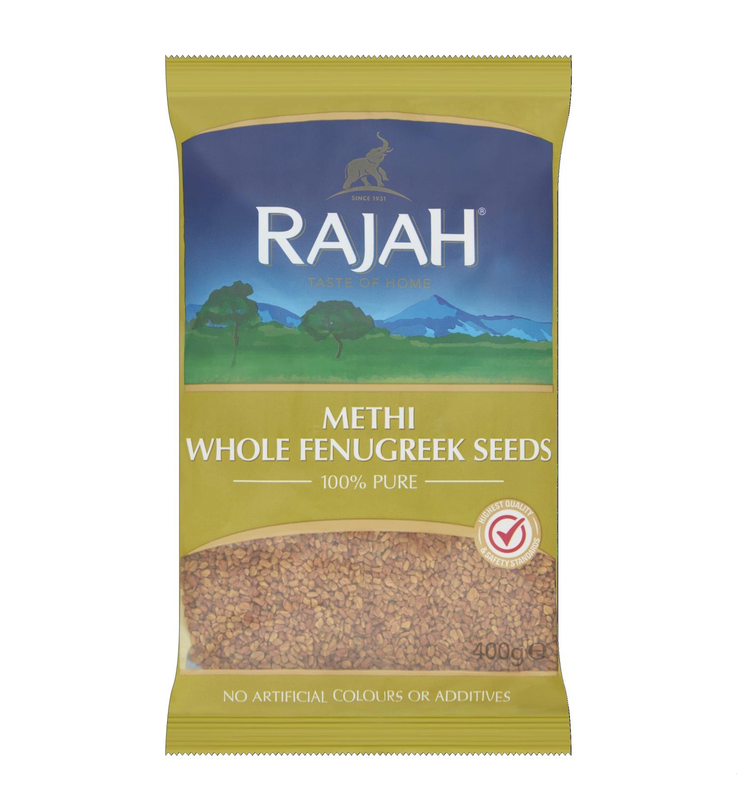Rajah Methi Fenugreek Whole Seeds 400g