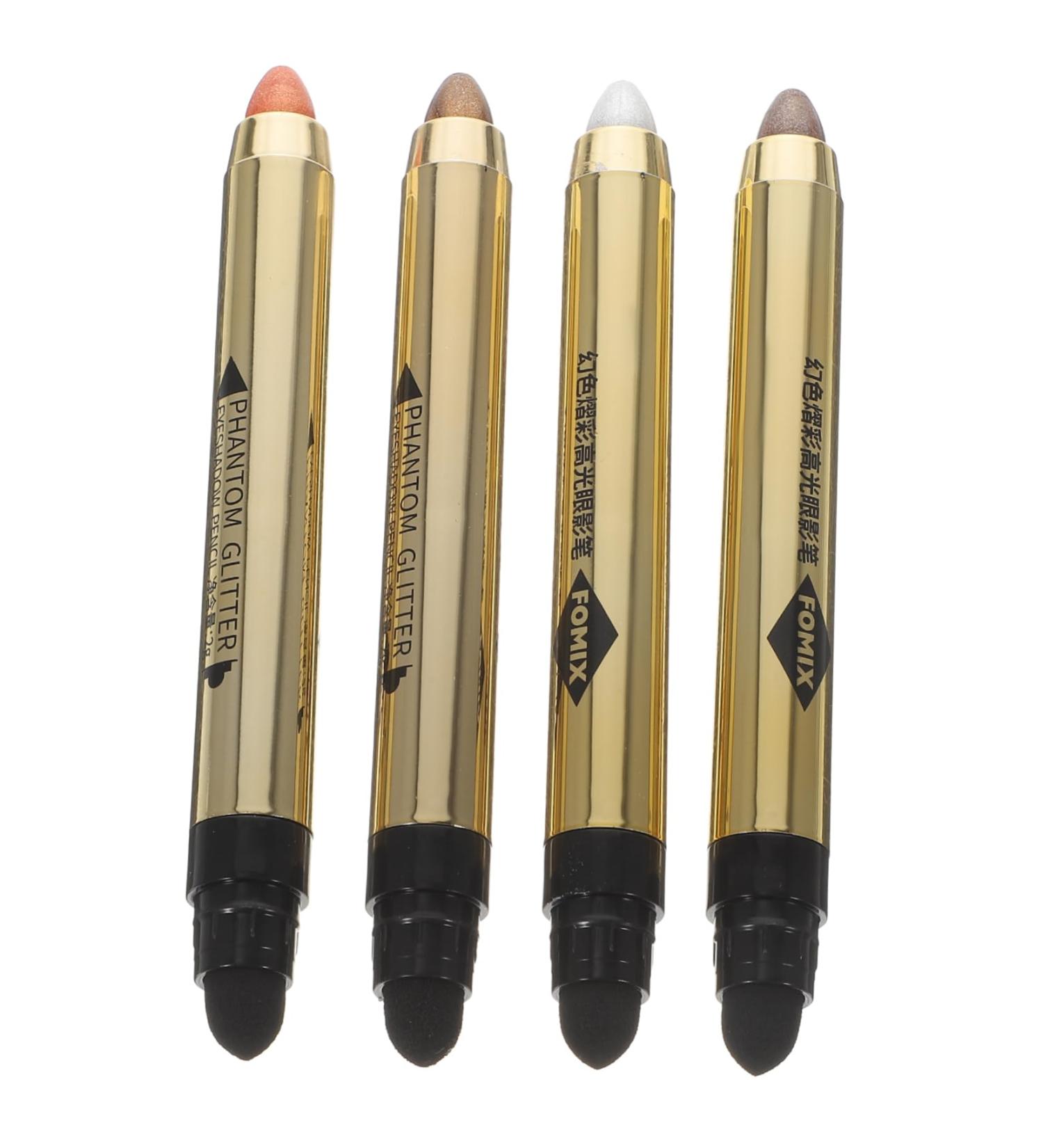 Healeved 4pcs Highlighter Eyeshadow Pencil Eyeshadow Crayon Makeup Pen Eye Shadow Makeup Cosmetics Women Cosmetics Eye Shadow Cosmetics Highlighter Pen Eye Makeup Tool Girl Makeup Supplies - Buy Online on GoSupps.com