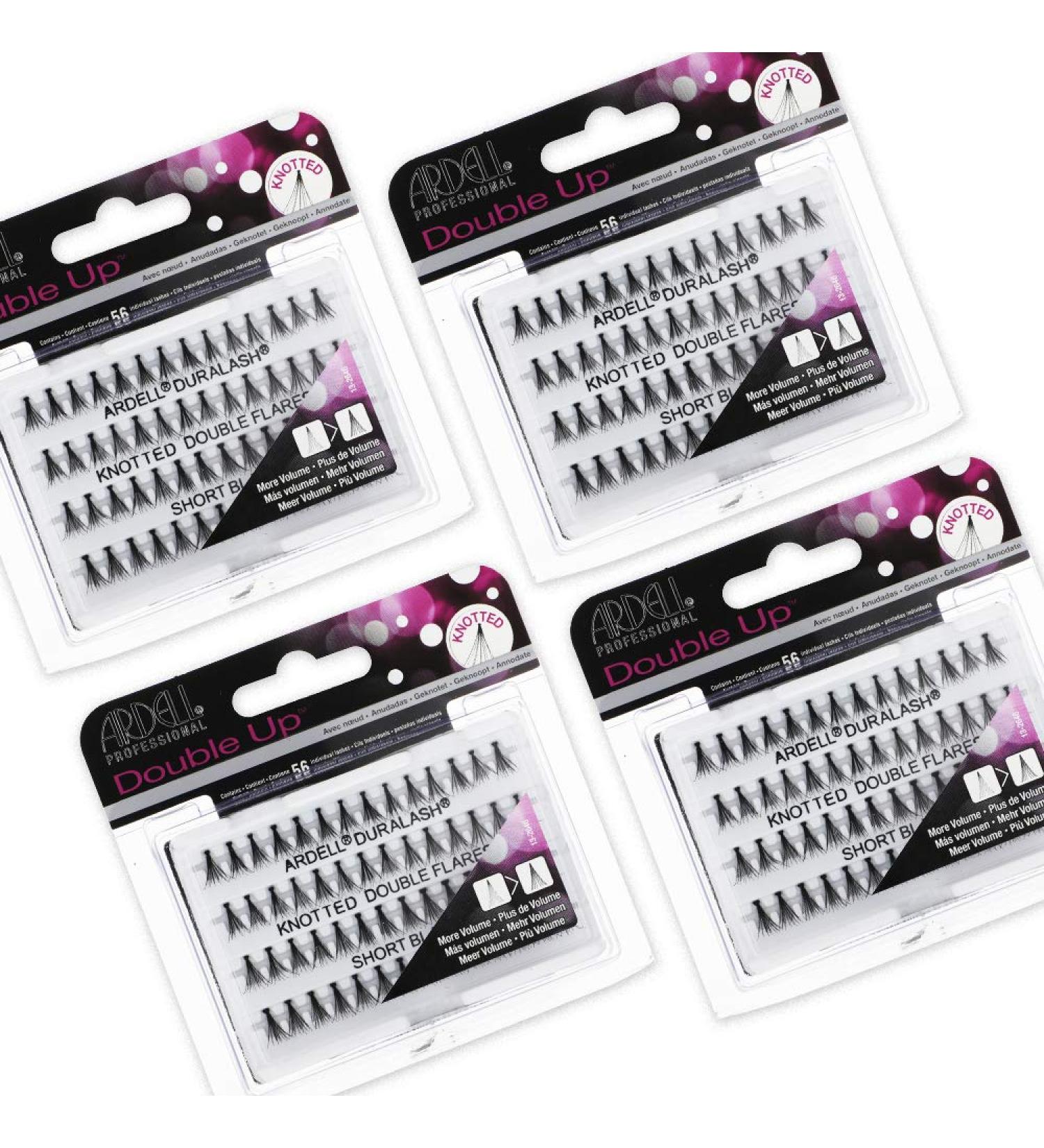 Ardell Double Up Individual Short Black False Eyelashes - 4 Pack - Buy Online on GoSupps.com