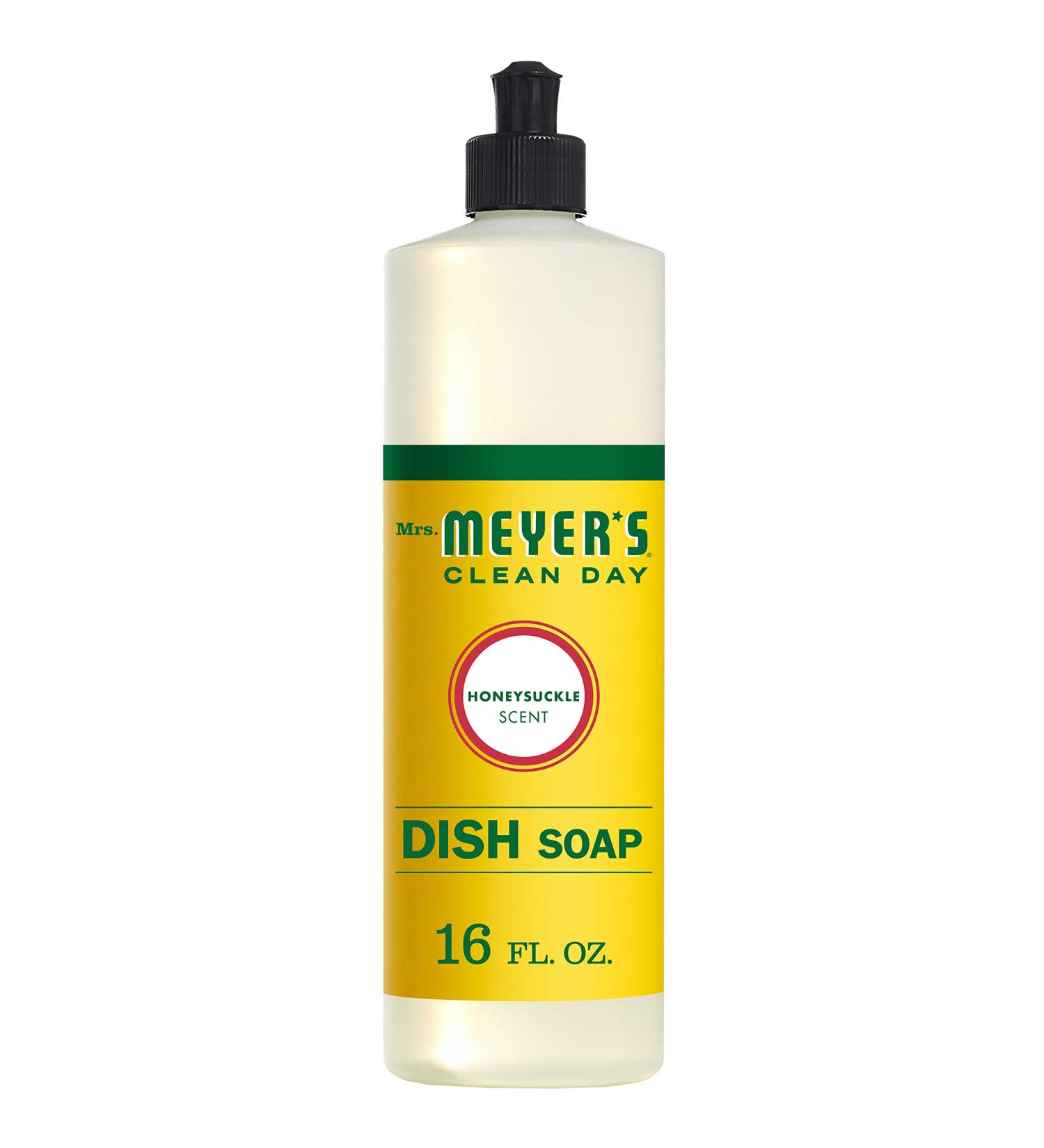 Buy Mrs. Meyer's Liquid Dish Soap Honeysuckle 16 oz - Eco-Friendly & Effective Dish Cleaner - International Shipping Available - Buy Online on GoSupps.com