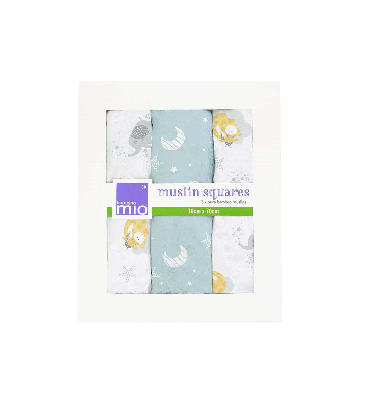 Bambino Mio Muslin Squares - Super Soft Bamboo Blankets in Dreamland - Buy Online on GoSupps.com