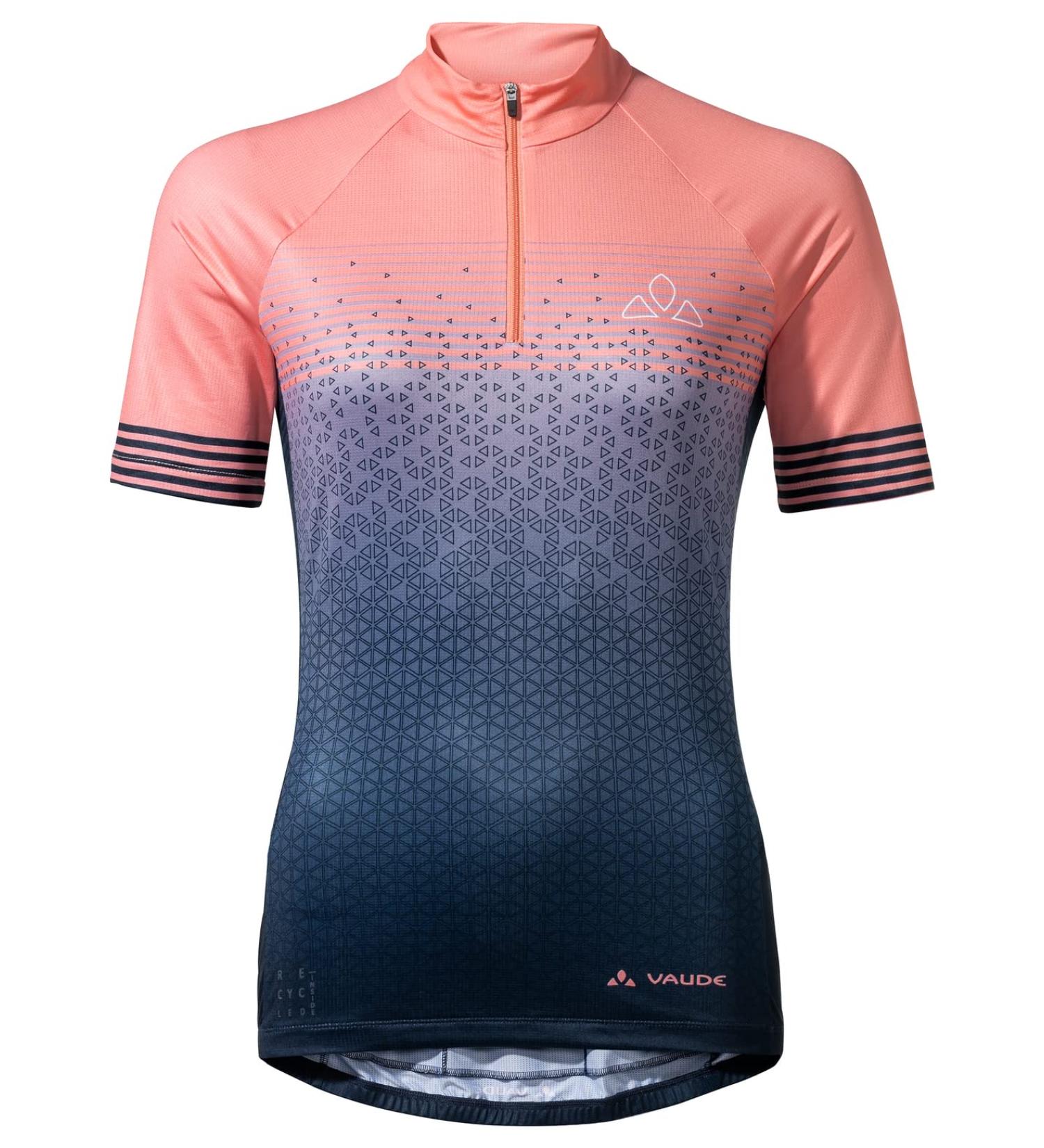 VAUDE Women's Posta Hz Tricot Jersey 42 Peach - Stylish Cycling Jersey for Women | Buy Internationally - Buy Online on GoSupps.com