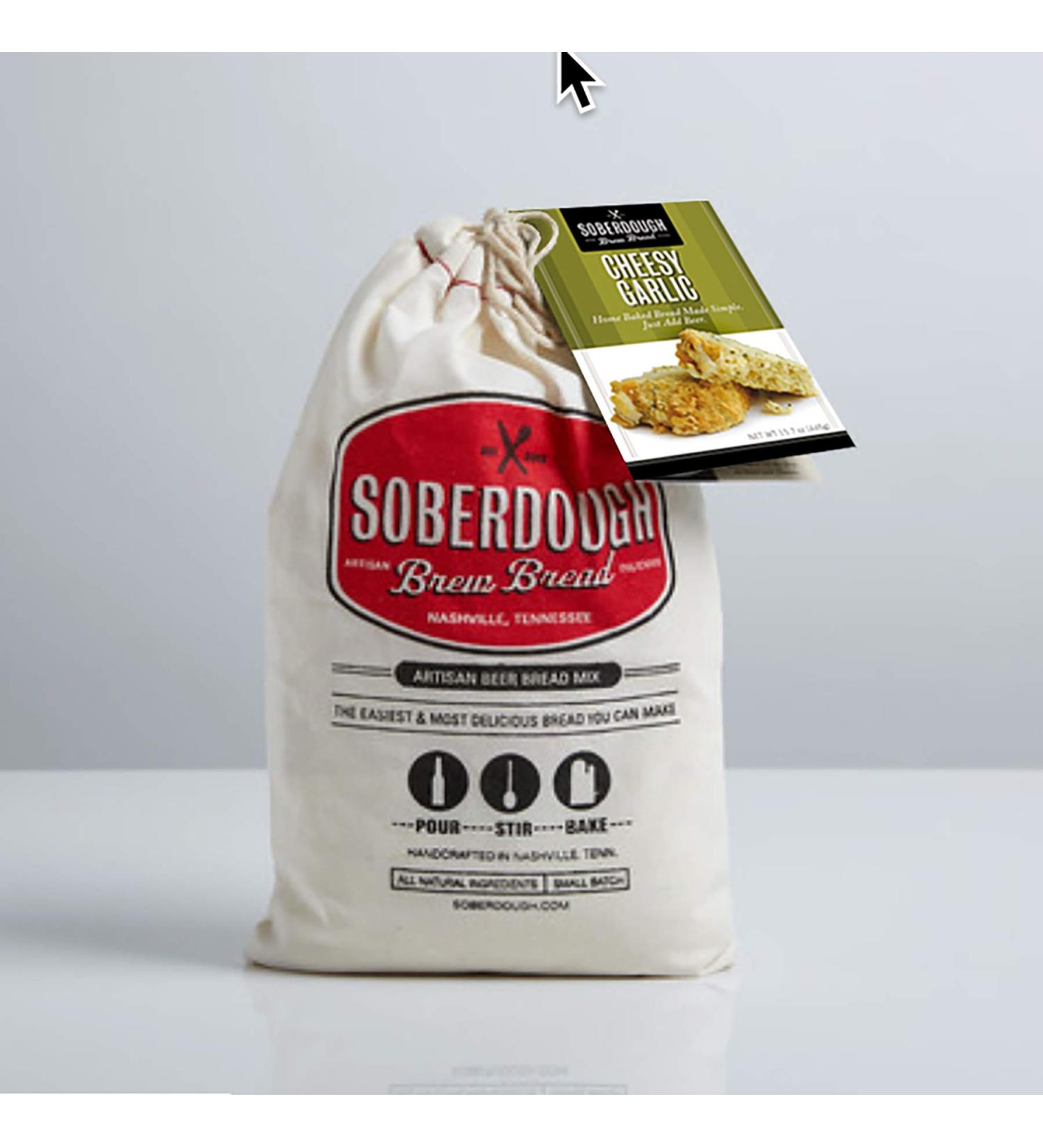 Soberdough Cheesy Garlic Bread Mix - Artisanal Flavor for Homemade Bread - Buy Online on GoSupps.com
