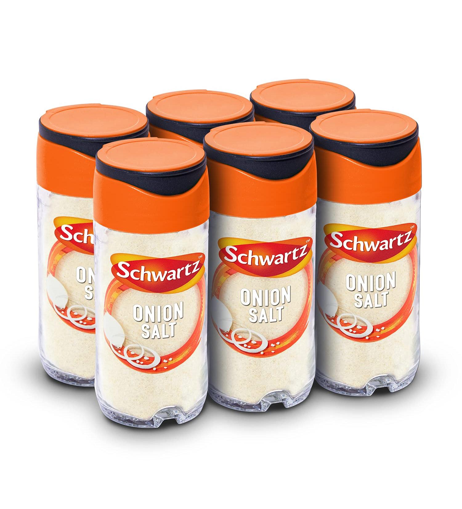 Schwartz Onion Salt 65 g (Pack off 6)