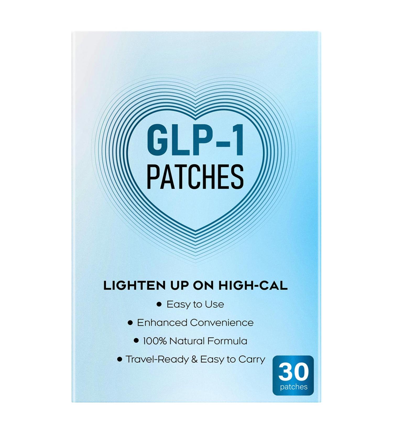 AYOJOY GLP-1 Patches for Women & Men Easy to use GLP-1 Patches 30 Count - Natural Ingredients with Berberine L-Glutamine Cinnamon & Pomegranate Extracts 1 Months Supply in 1 Pack-Blue - Buy Online on GoSupps.com