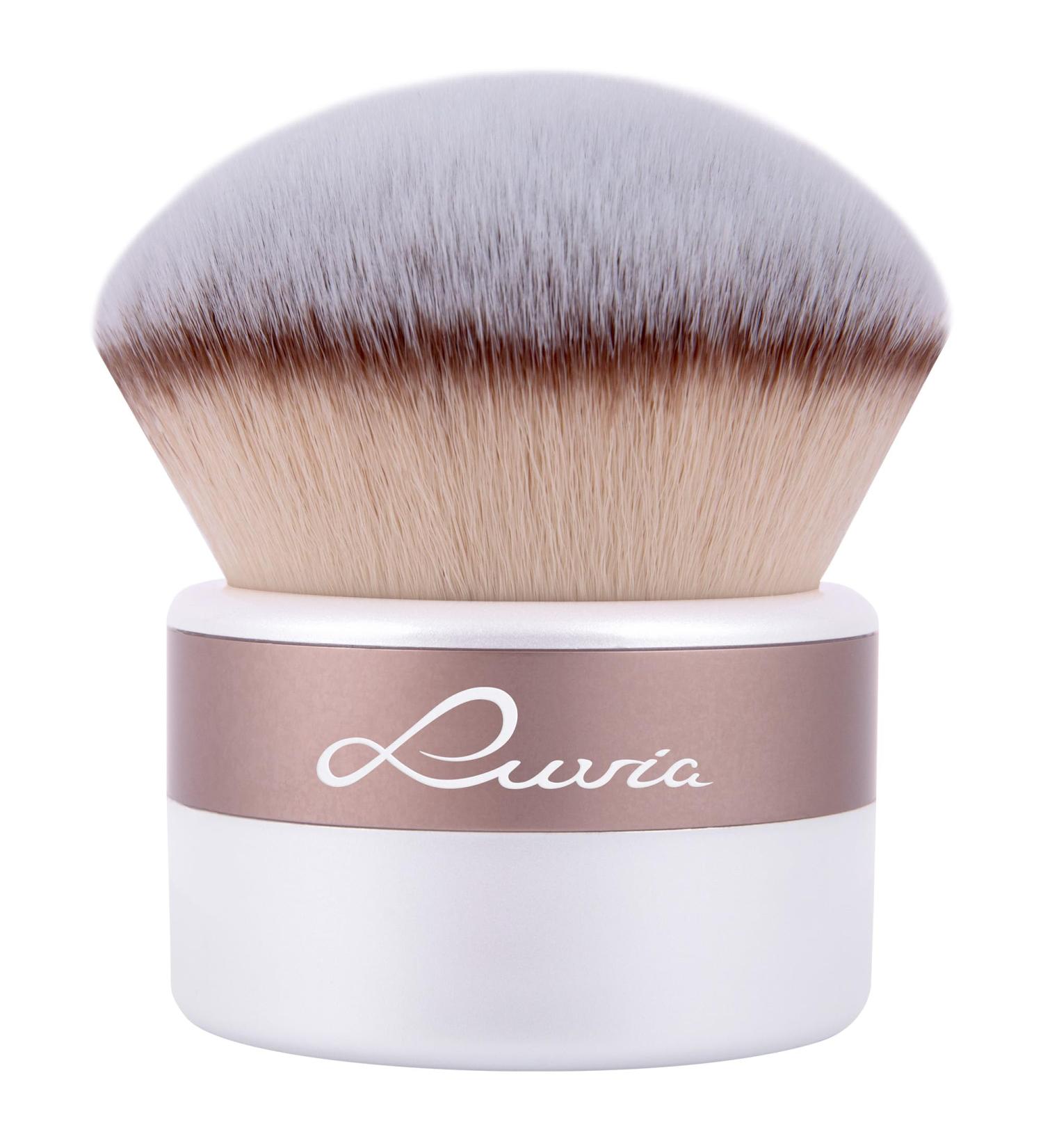 XXL Kabuki Brush Luvia | Vegan Powder Makeup & Bronzer Brush for Flawless Face Application | Elegance - Buy Online on GoSupps.com